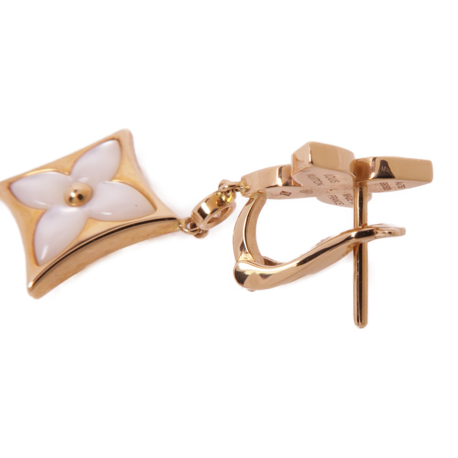 LOUIS VUITTON 【激減優惠】18K玫瑰金Blossom Double Star耳環