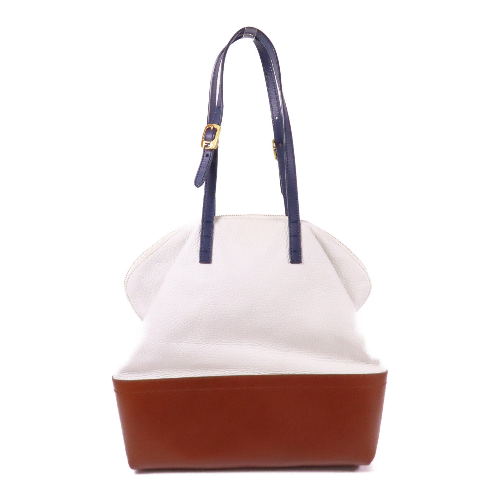 FENDI 牛皮皮革Shoulder Tote金扣肩背袋/手挽袋