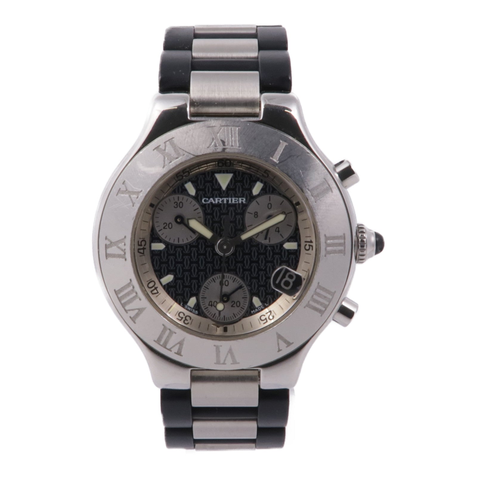 CARTIER Chronoscaph Watch 2424