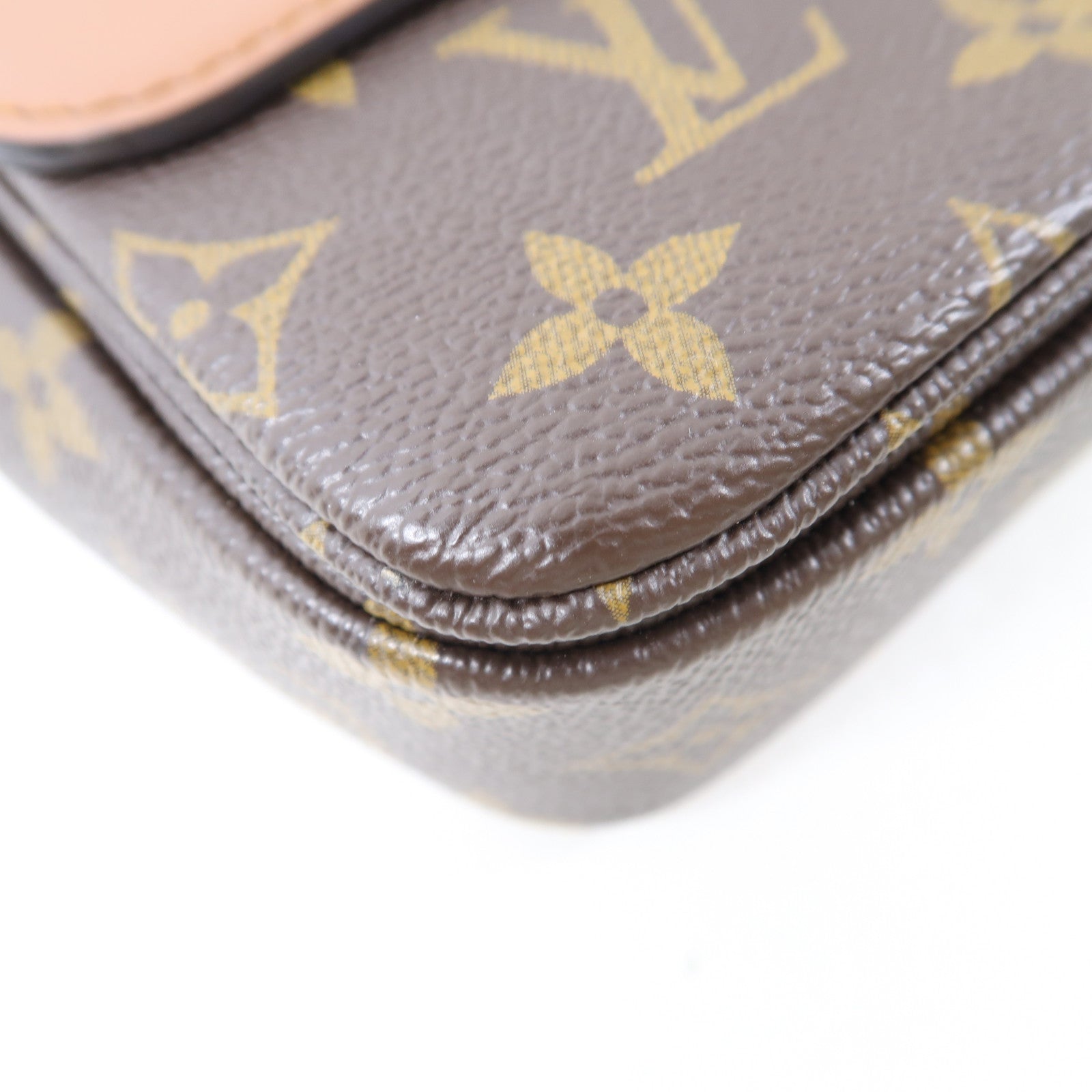 LOUIS VUITTON Monogram Marceau金扣鏈帶肩背袋啡色