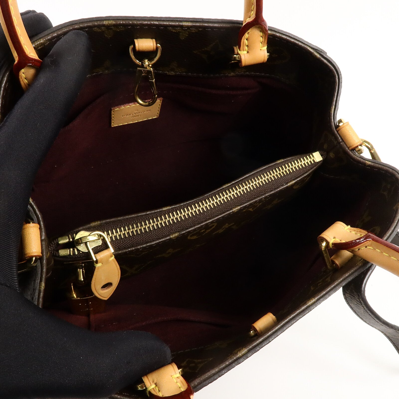 LOUIS VUITTON Monogram Montaigne BB手挽肩背兩用袋
