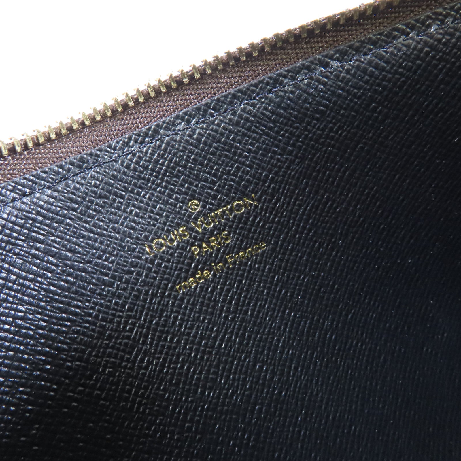 LOUIS VUITTON 【激減優惠】Monogram Trio Pouch金扣手拿包啡色