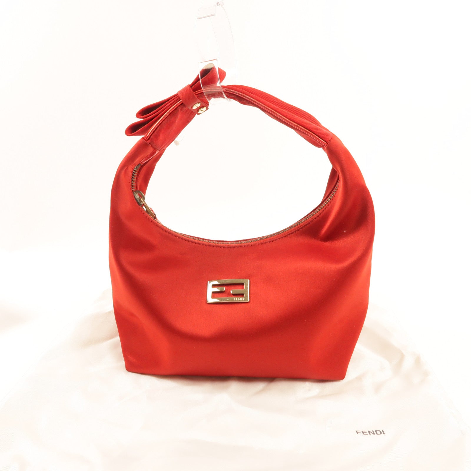 FENDI 尼龍Hand Bag金扣手挽袋