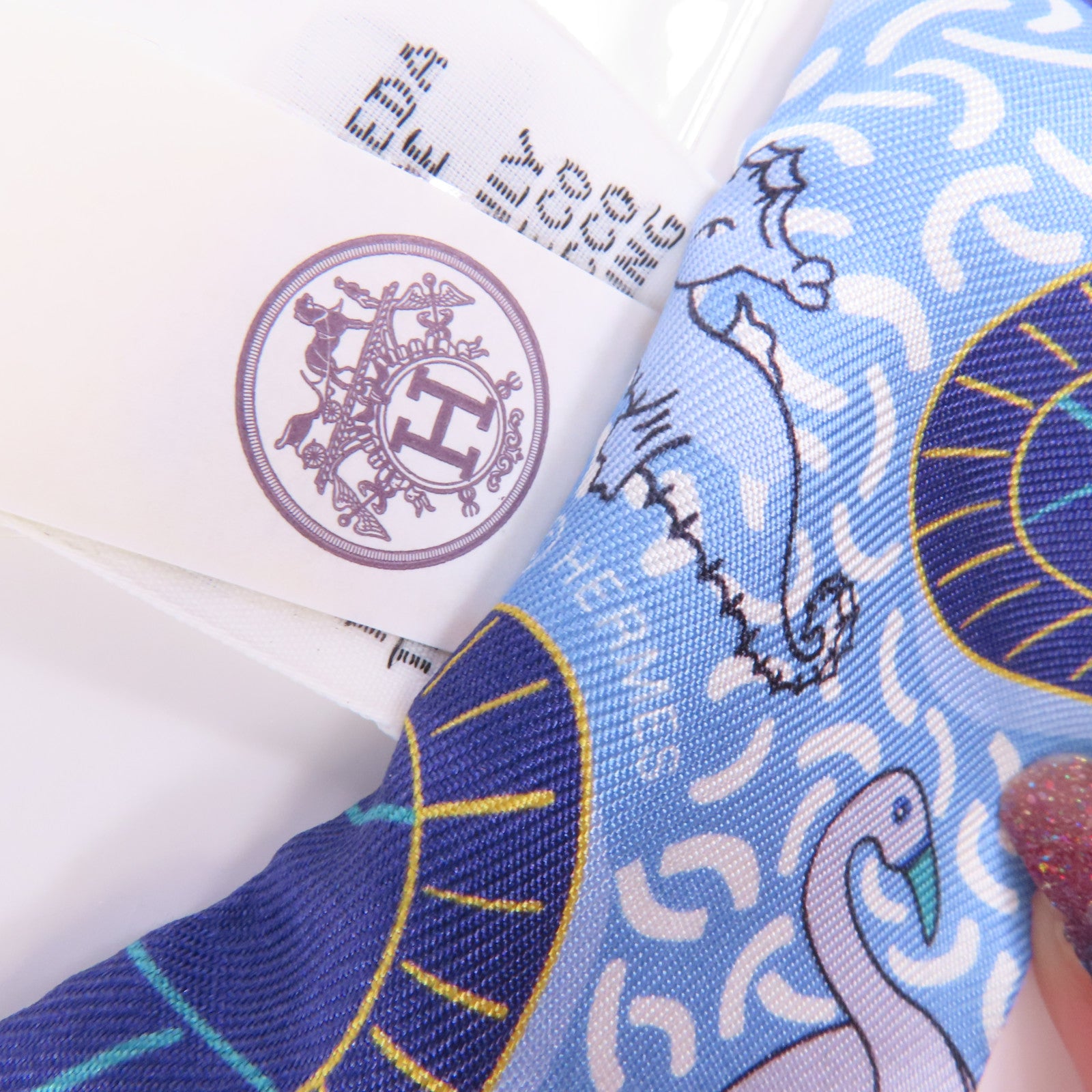 HERMES 【激減優惠】絲質Twilly絲巾