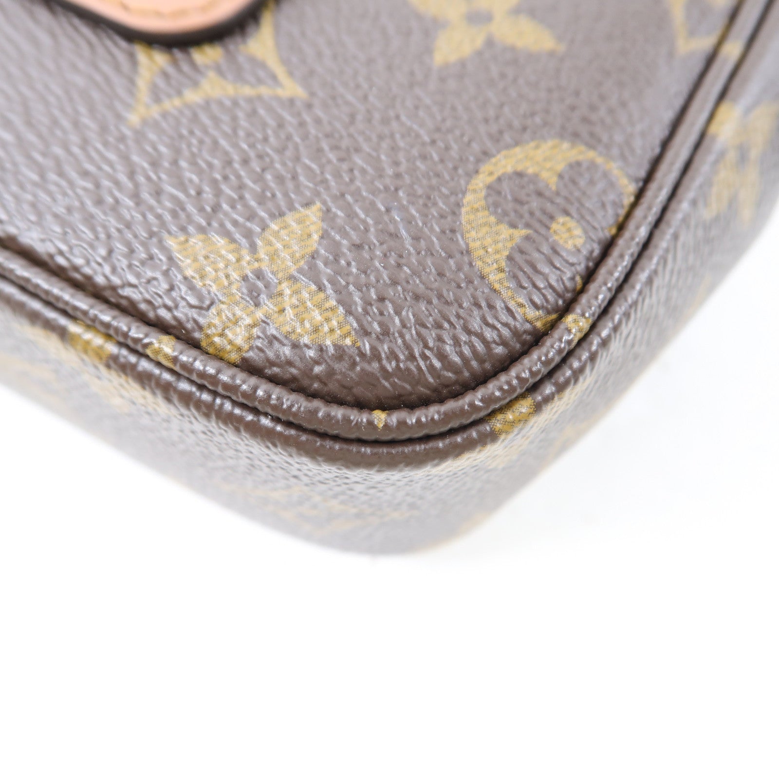 LOUIS VUITTON Monogram Marceau金扣鏈帶肩背袋啡色