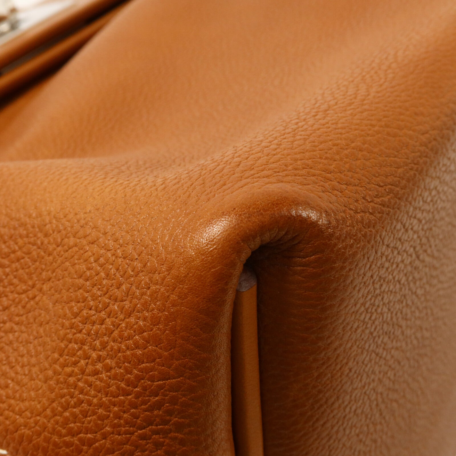 HERMES Barenia皮革24/24 35CM手挽袋Gold