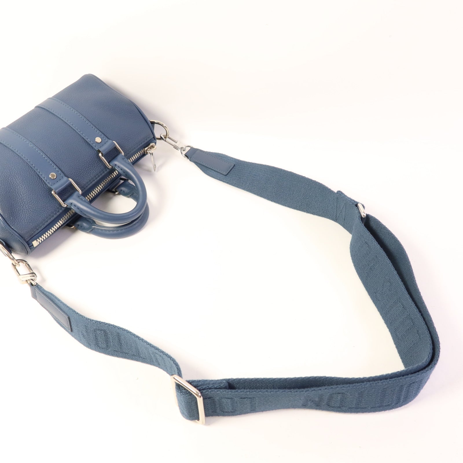 LOUIS VUITTON Aerogram Keepall XS銀扣手挽肩背兩用袋