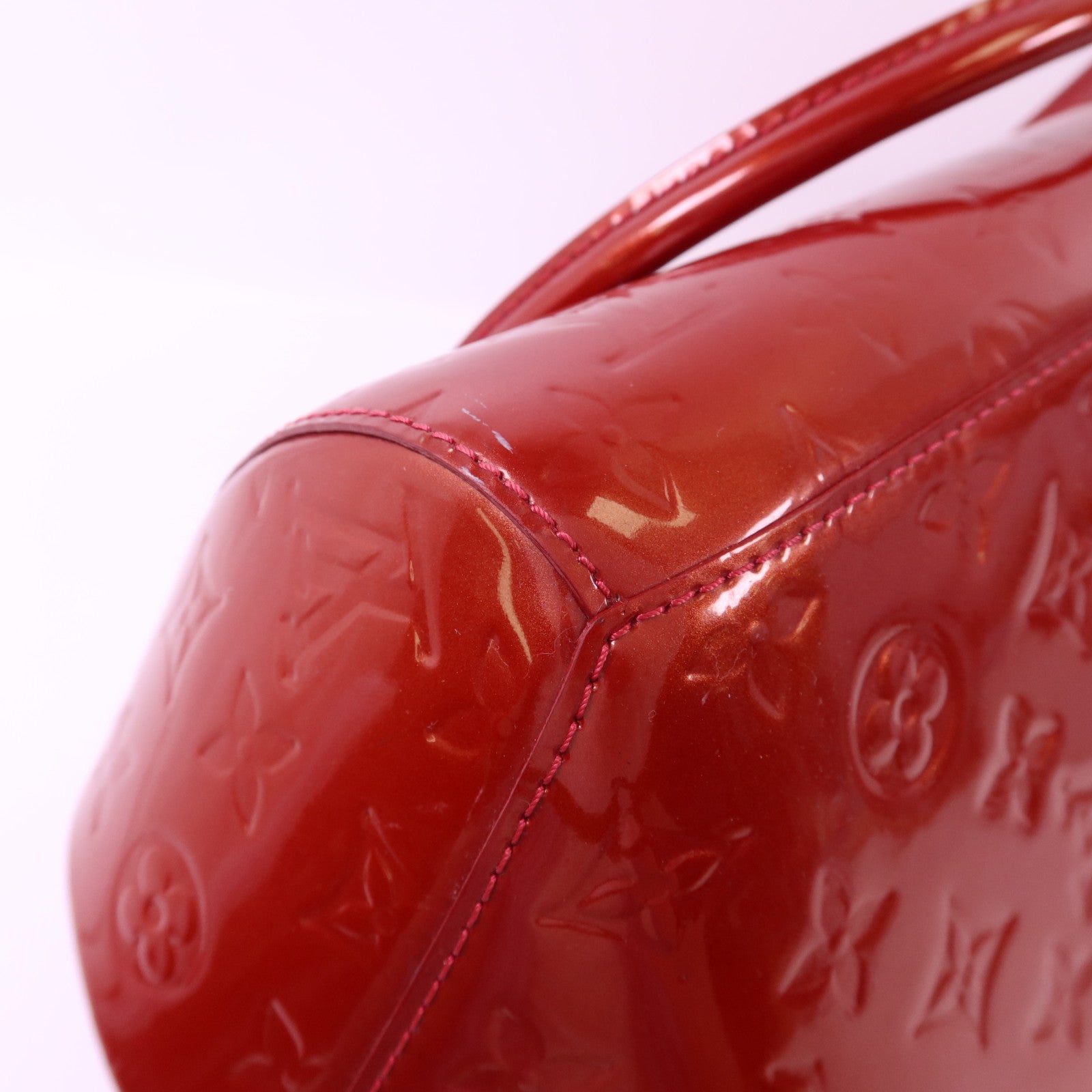 LOUIS VUITTON Monogram Vernis Sherwood PM金扣肩背袋