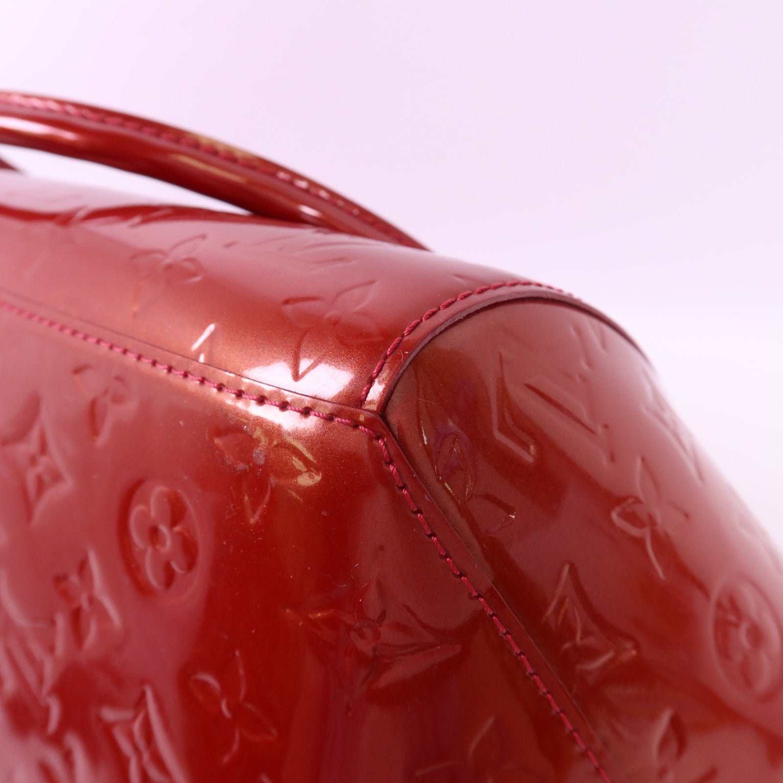 LOUIS VUITTON Monogram Vernis Sherwood PM金扣肩背袋