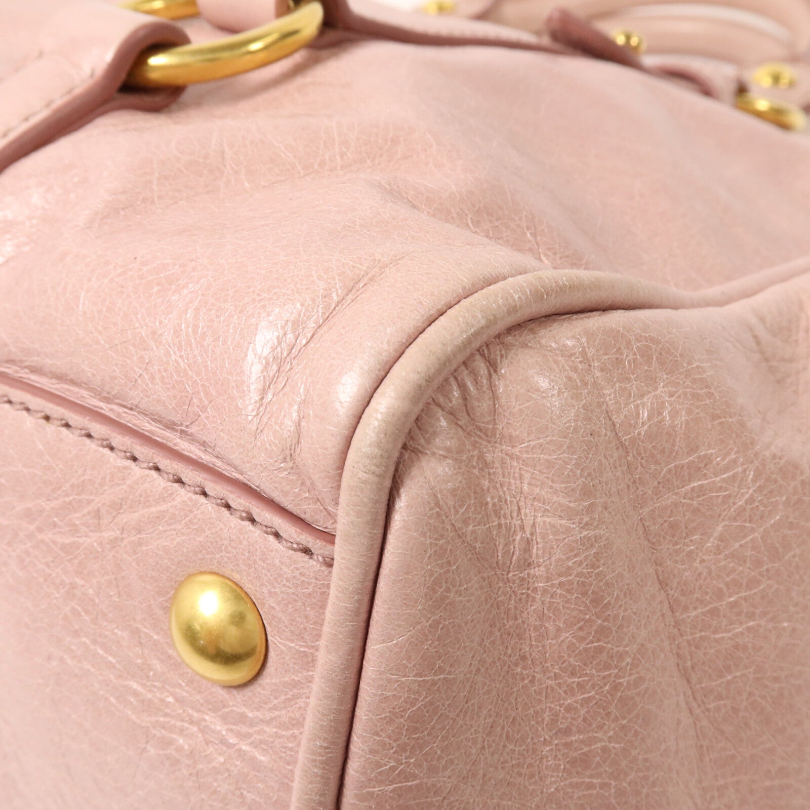 Miu Miu 牛皮皮革Vitello Shine手挽肩背兩用袋