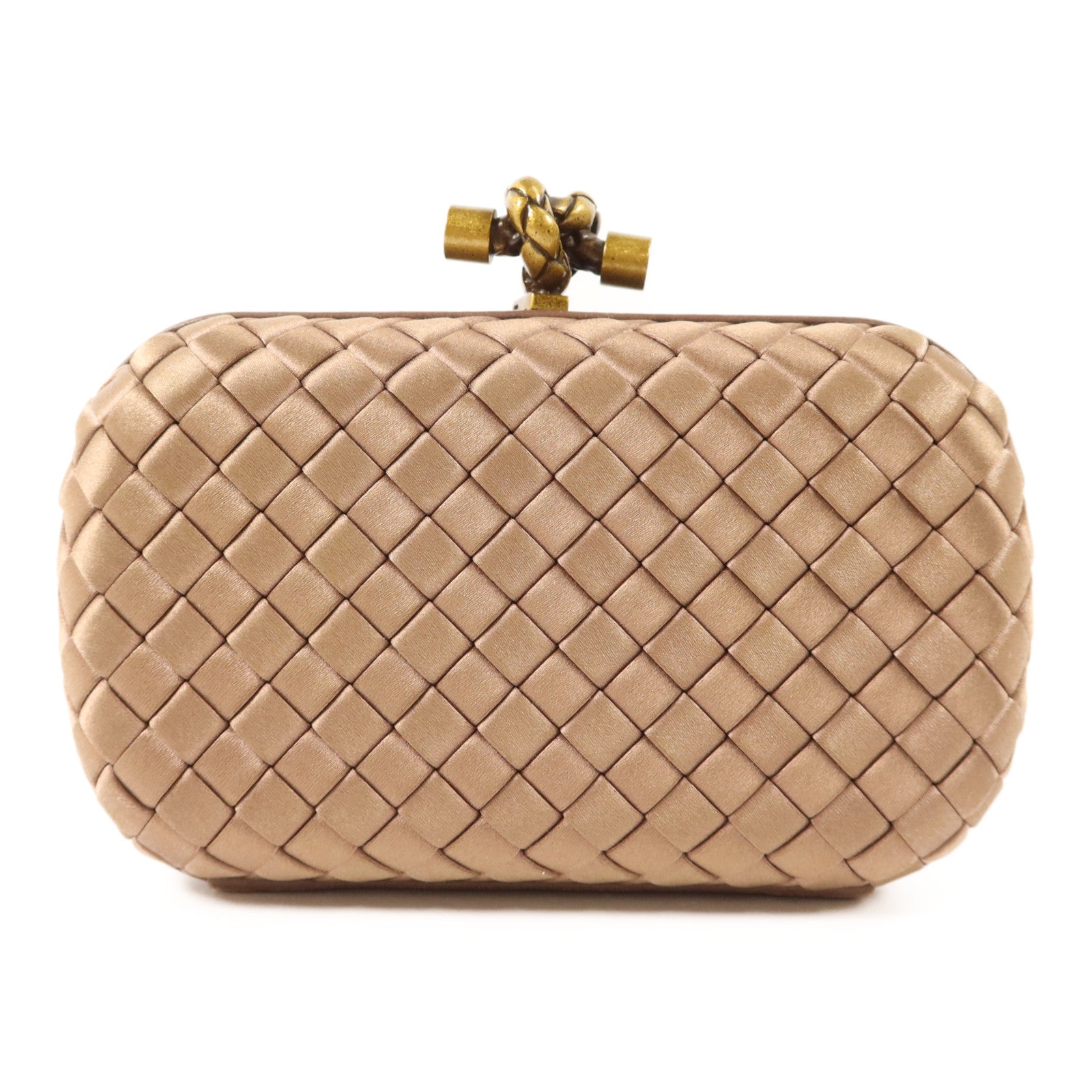 BOTTEGA VENETA Satin Clutch Bag金扣手拿包