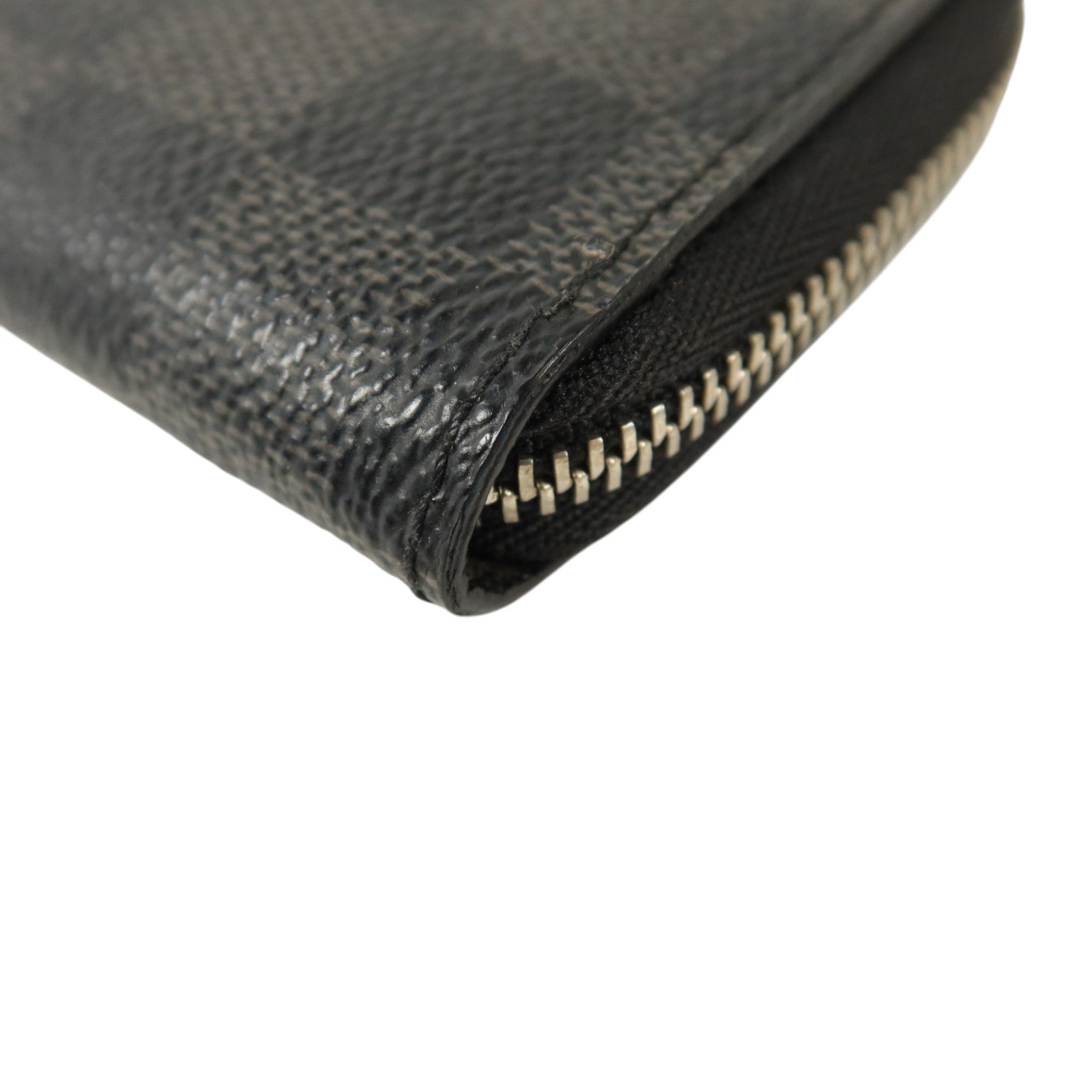LOUIS VUITTON Damier Graphite Zippy Coin Purse銀扣零錢包