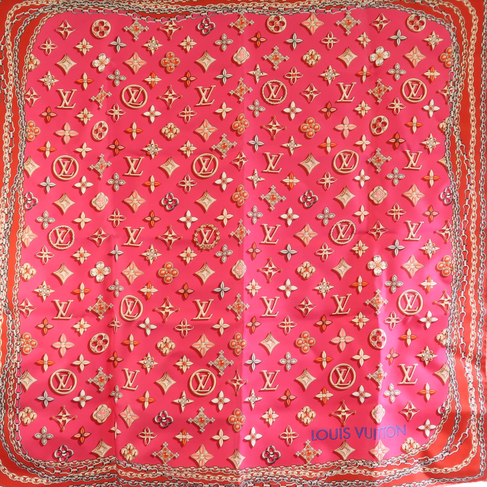LOUIS VUITTON 絲質Scarf絲巾