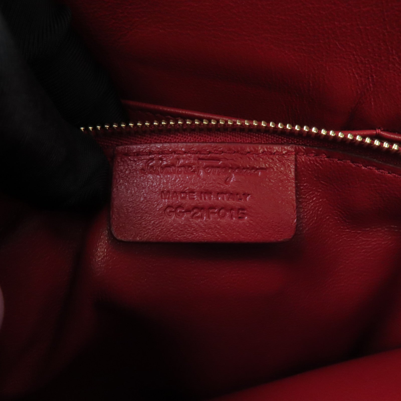 Salvatore Ferragamo 牛皮皮革2 Way Shoulder金扣手挽肩背兩用袋紫色