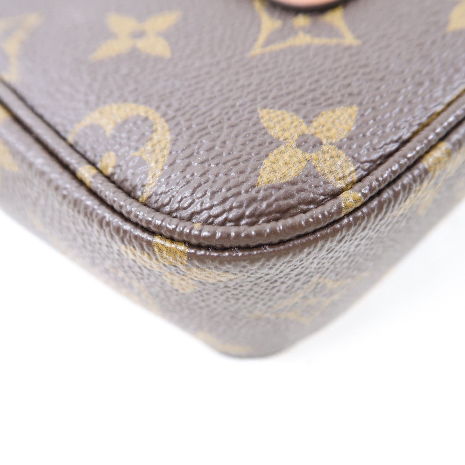 LOUIS VUITTON Monogram Marceau金扣鏈帶肩背袋啡色
