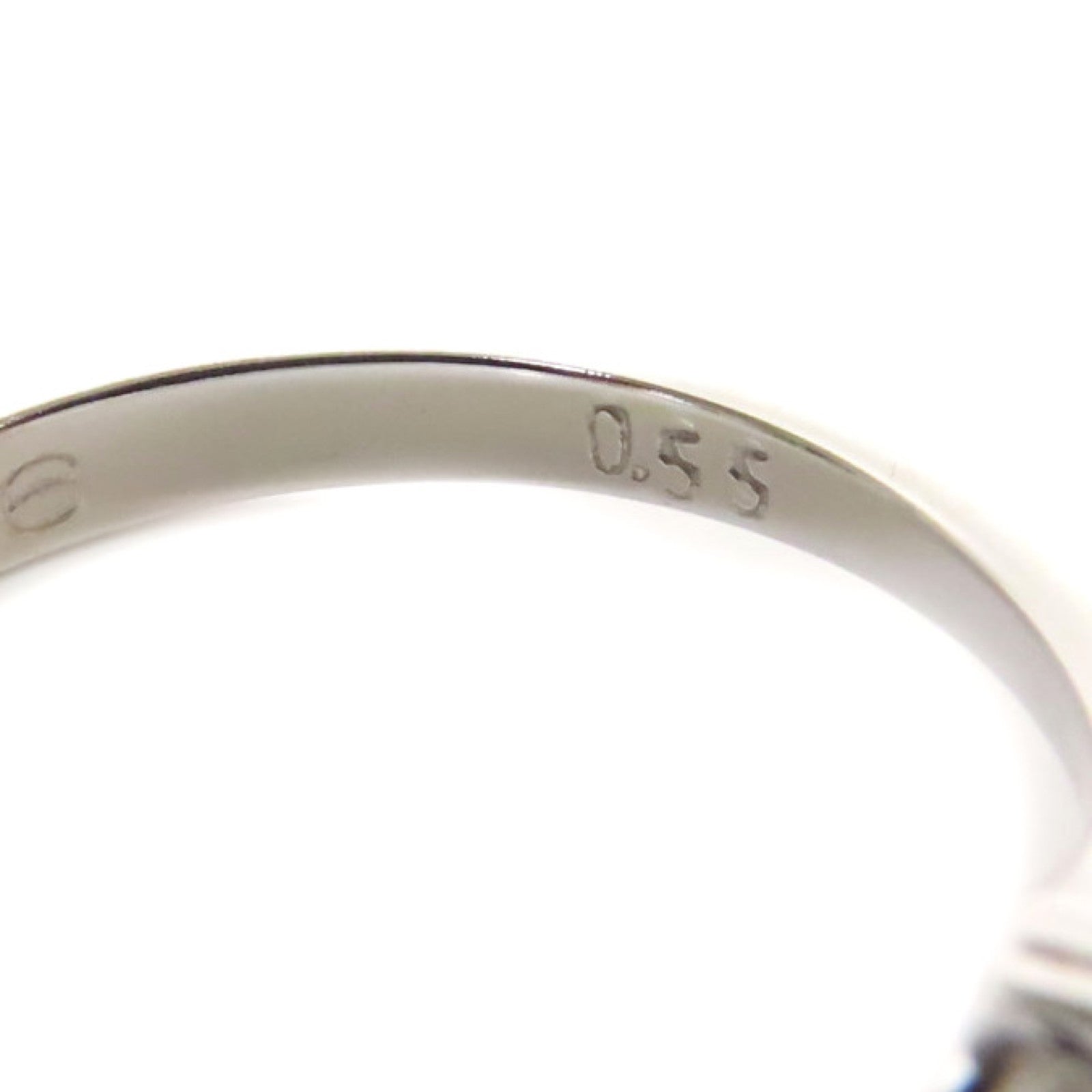 JEWELRY 【激減優惠】18K白金/0.55ct鑽石Diamond Ring戒指US#5