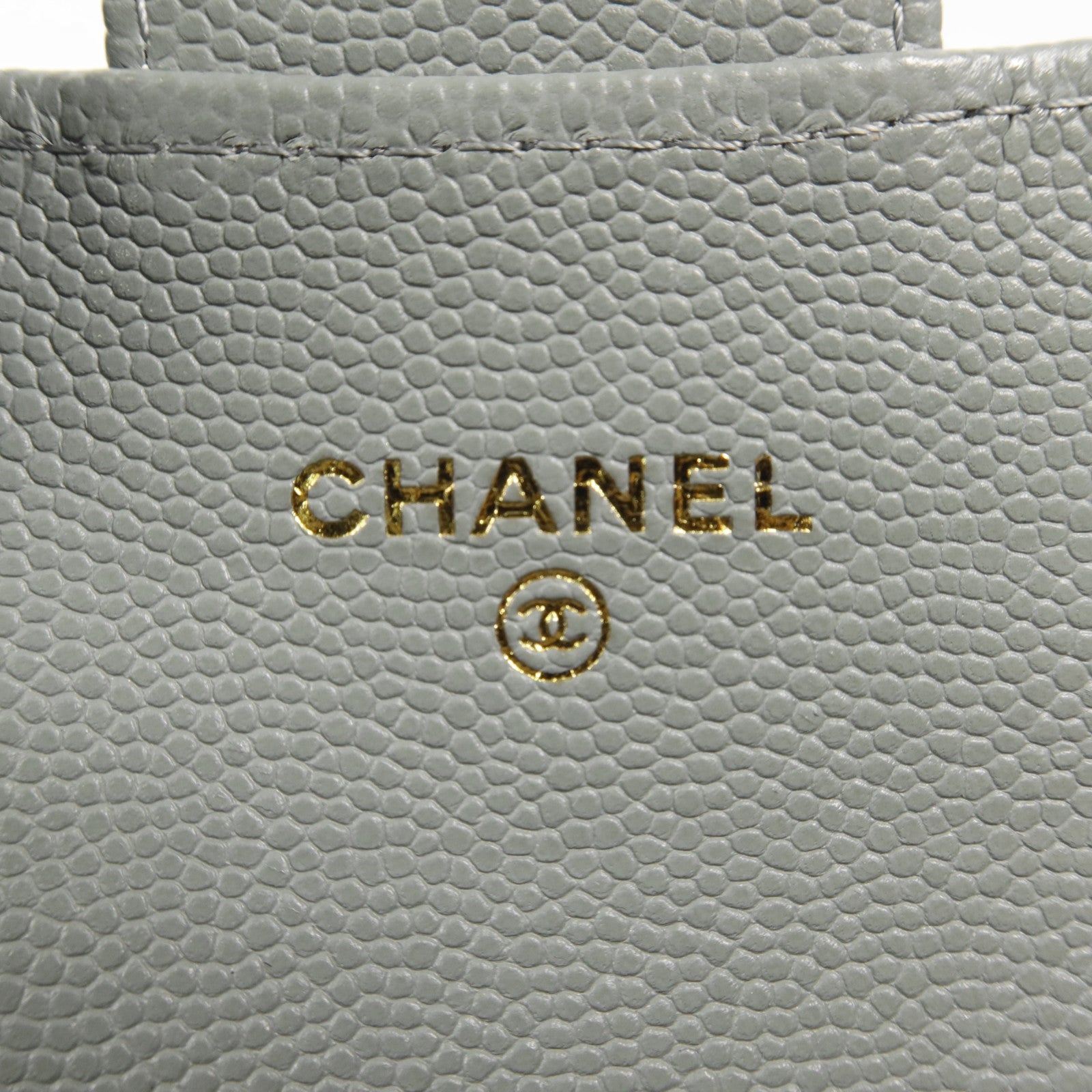 CHANEL 牛皮皮革Card Case金扣卡片套