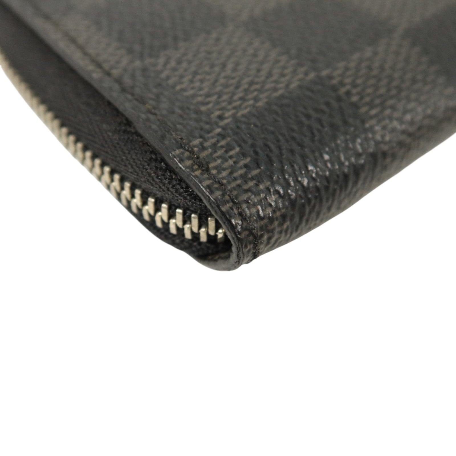 LOUIS VUITTON Damier Graphite Zippy Coin Purse銀扣零錢包