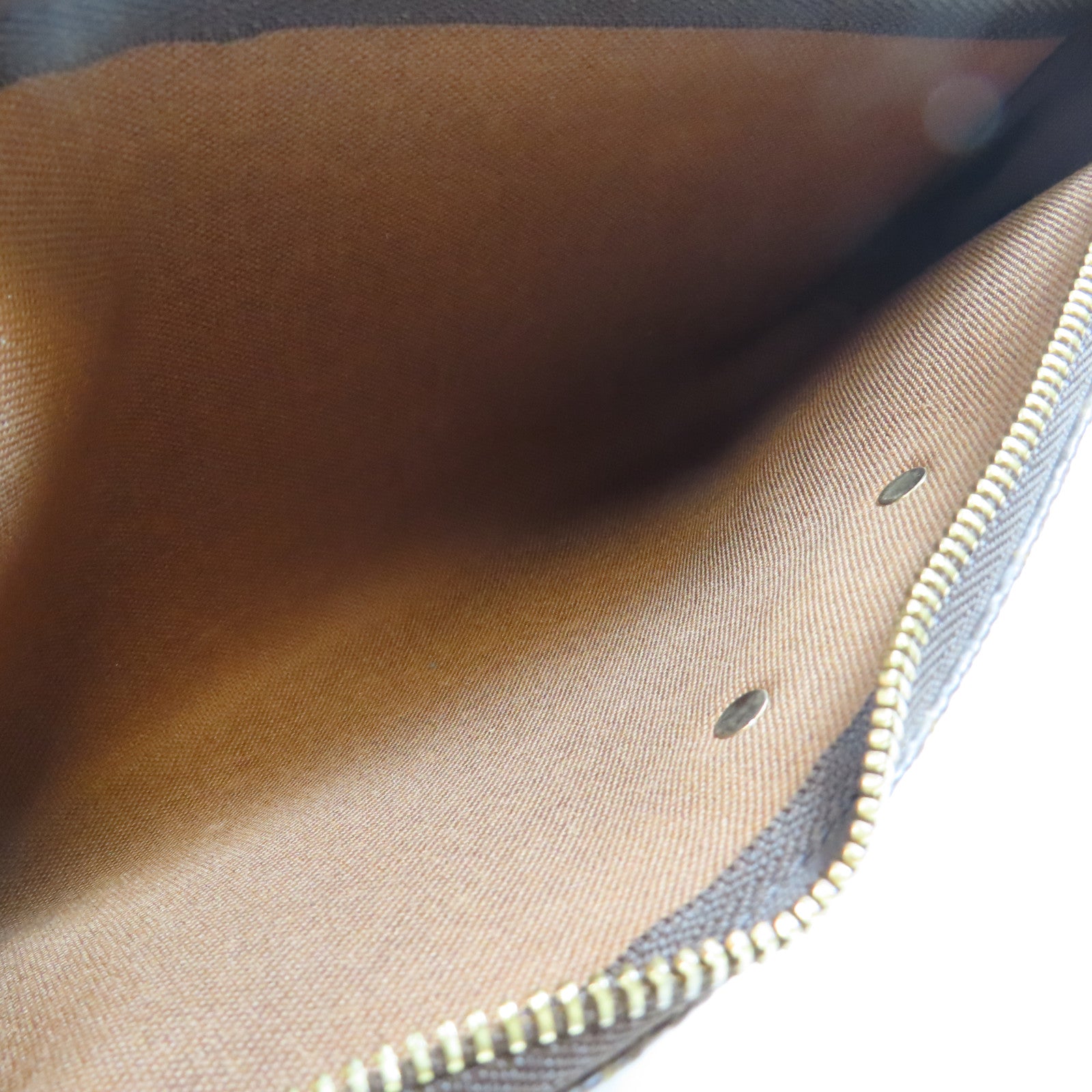 LOUIS VUITTON Monogram Eva金扣手挽肩背兩用袋棕色