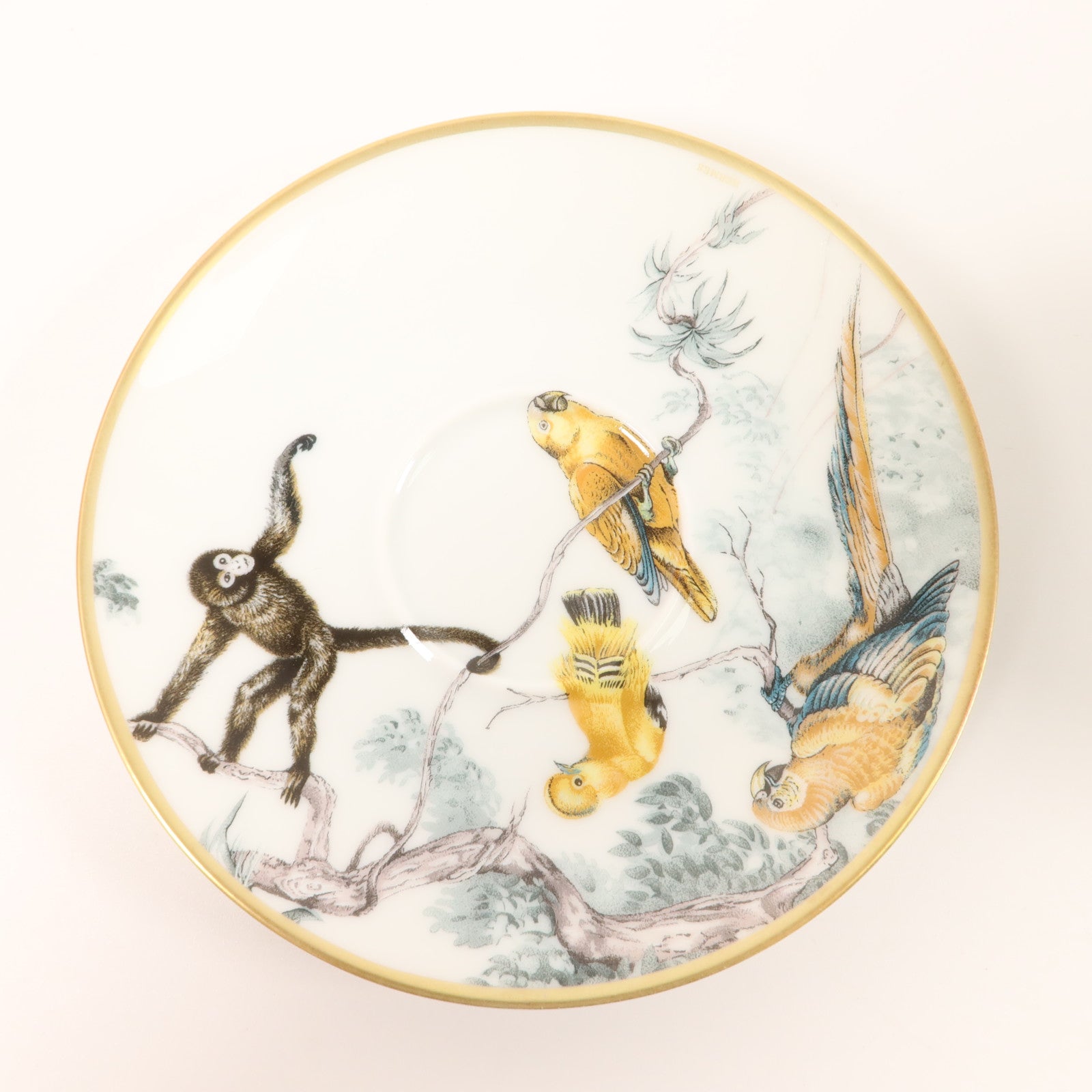 HERMES 瓷器Carnets d'Equateur Teacup and Saucer茶杯和茶碟