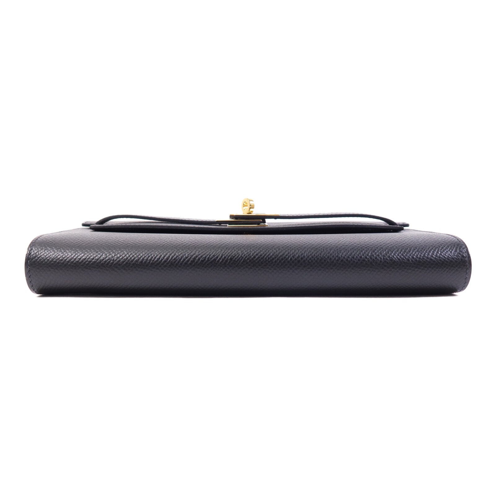 HERMES Epsom皮革Kelly To Go金扣肩背袋Noir