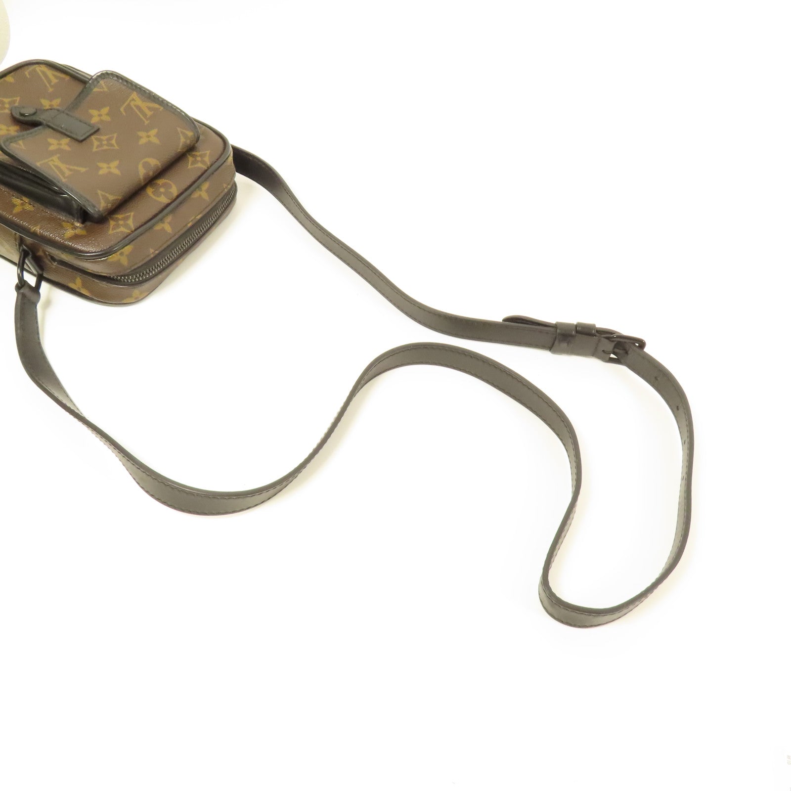 LOUIS VUITTON Monogram Macassar Christopher Wearable Wallet肩背袋