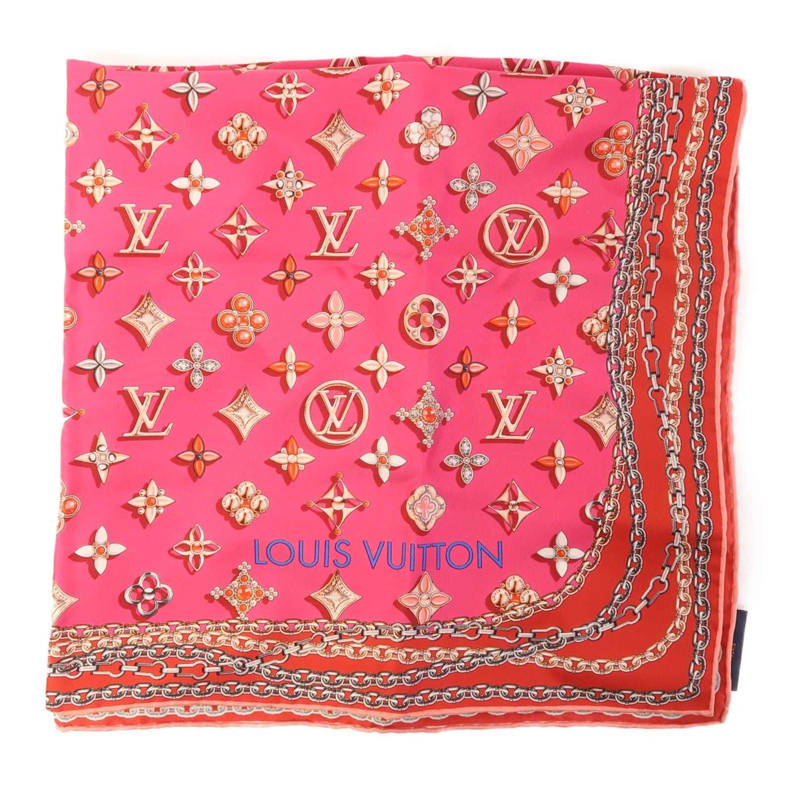 LOUIS VUITTON 絲質Scarf絲巾