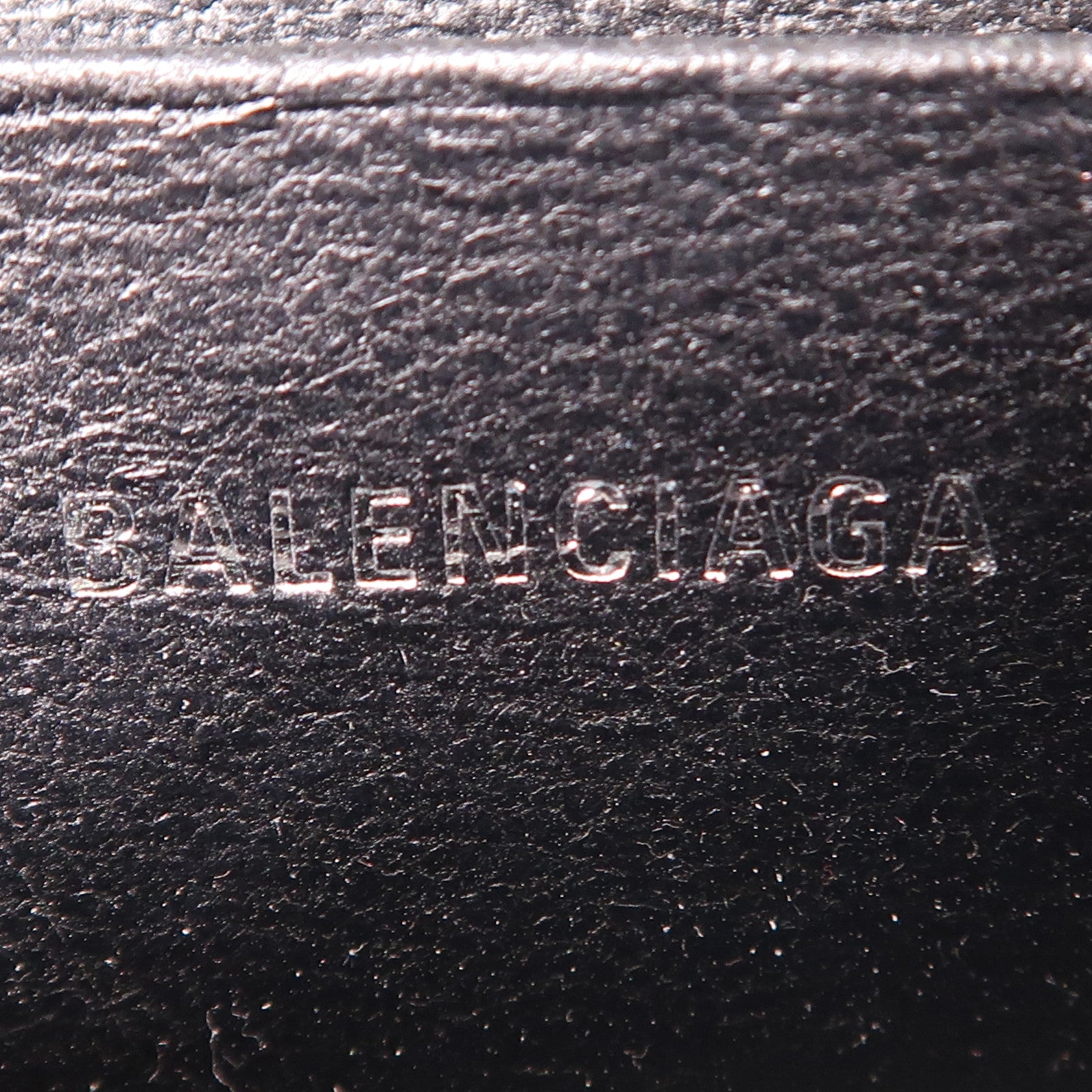BALENCIAGA 牛皮皮革Mini Hourglass銀扣手挽肩背兩用袋