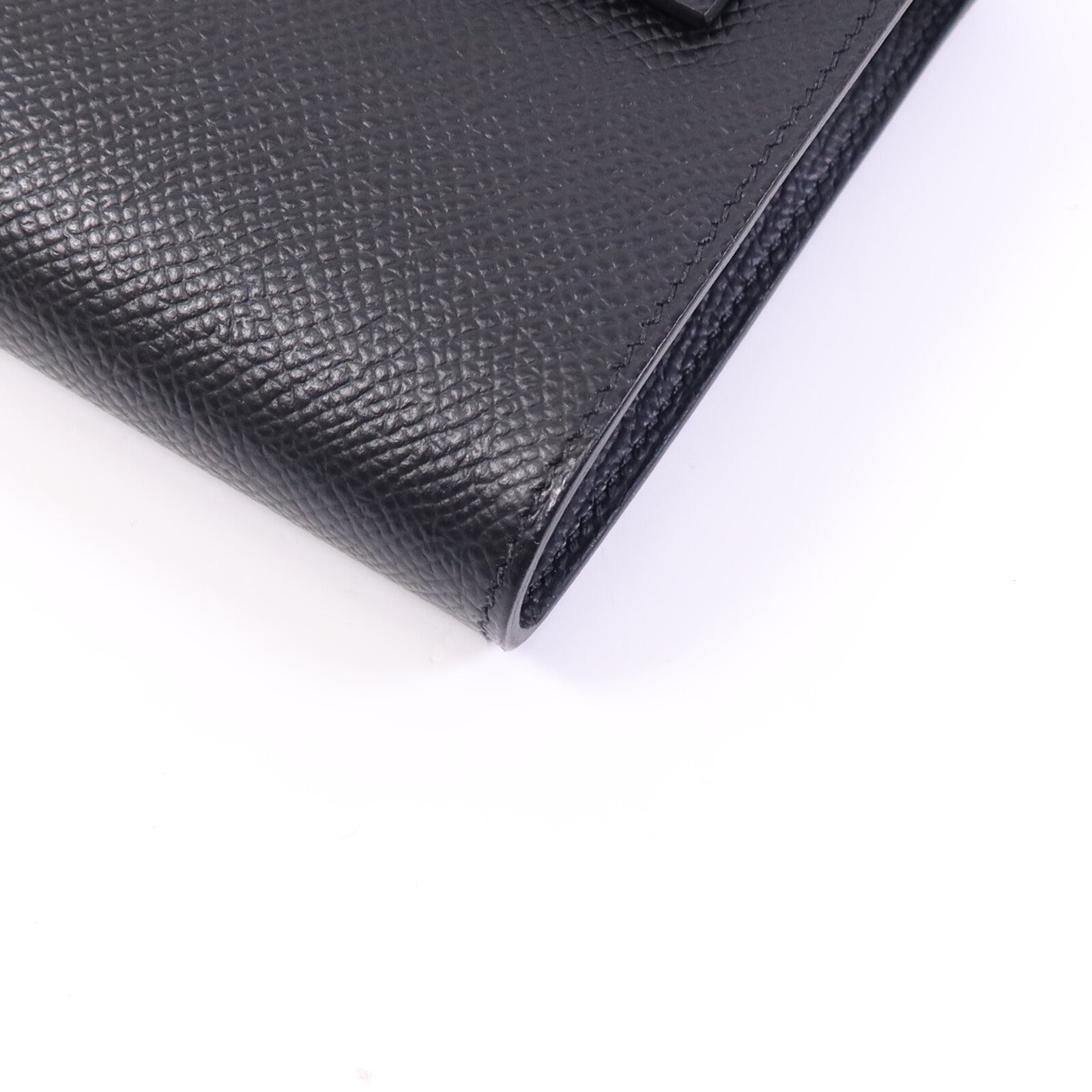 HERMES Epsom皮革Kelly To Go金扣肩背袋Noir