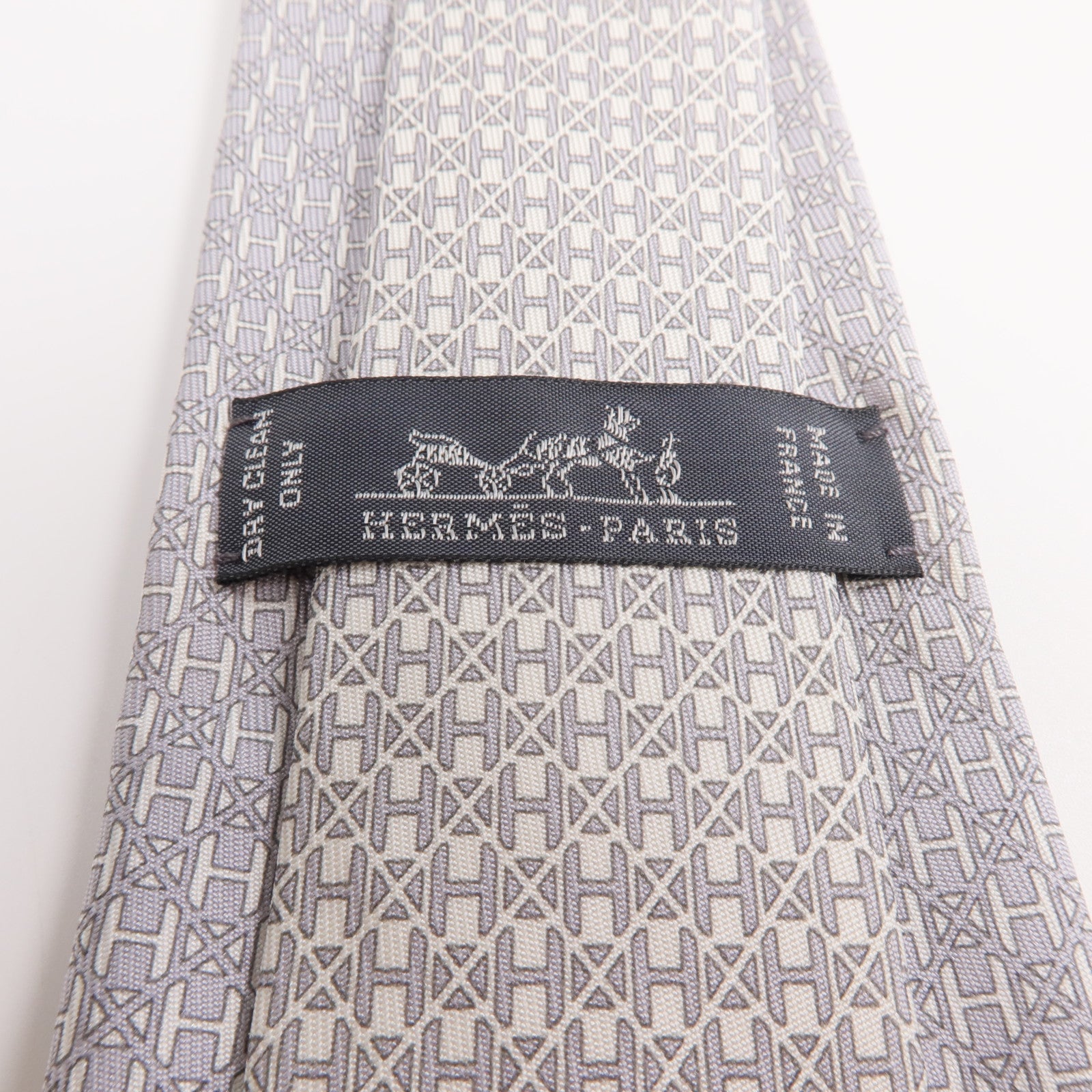HERMES 絲質Tie領帶