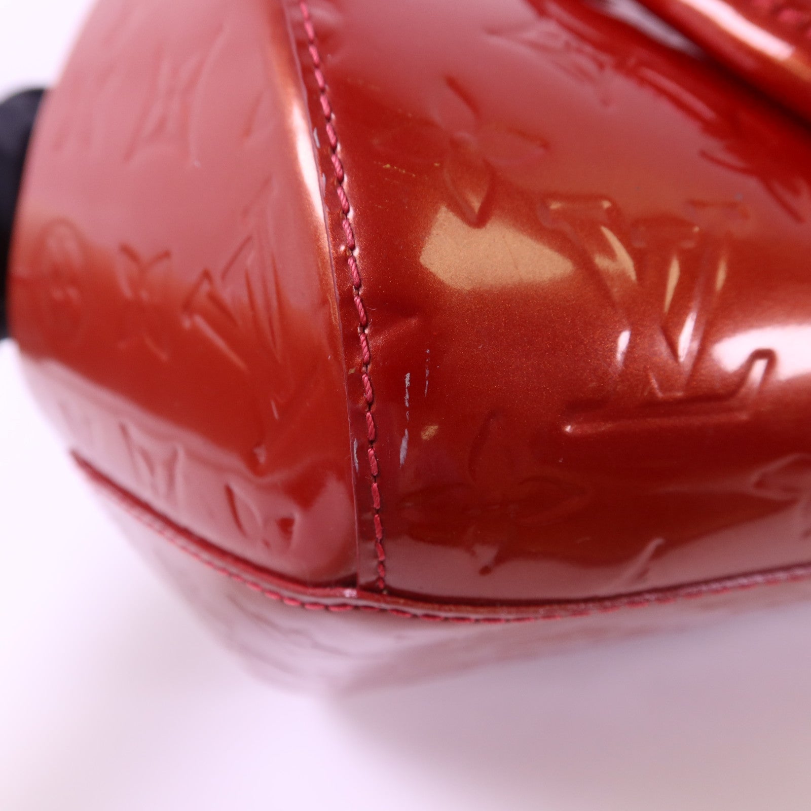 LOUIS VUITTON Monogram Vernis Sherwood PM金扣肩背袋