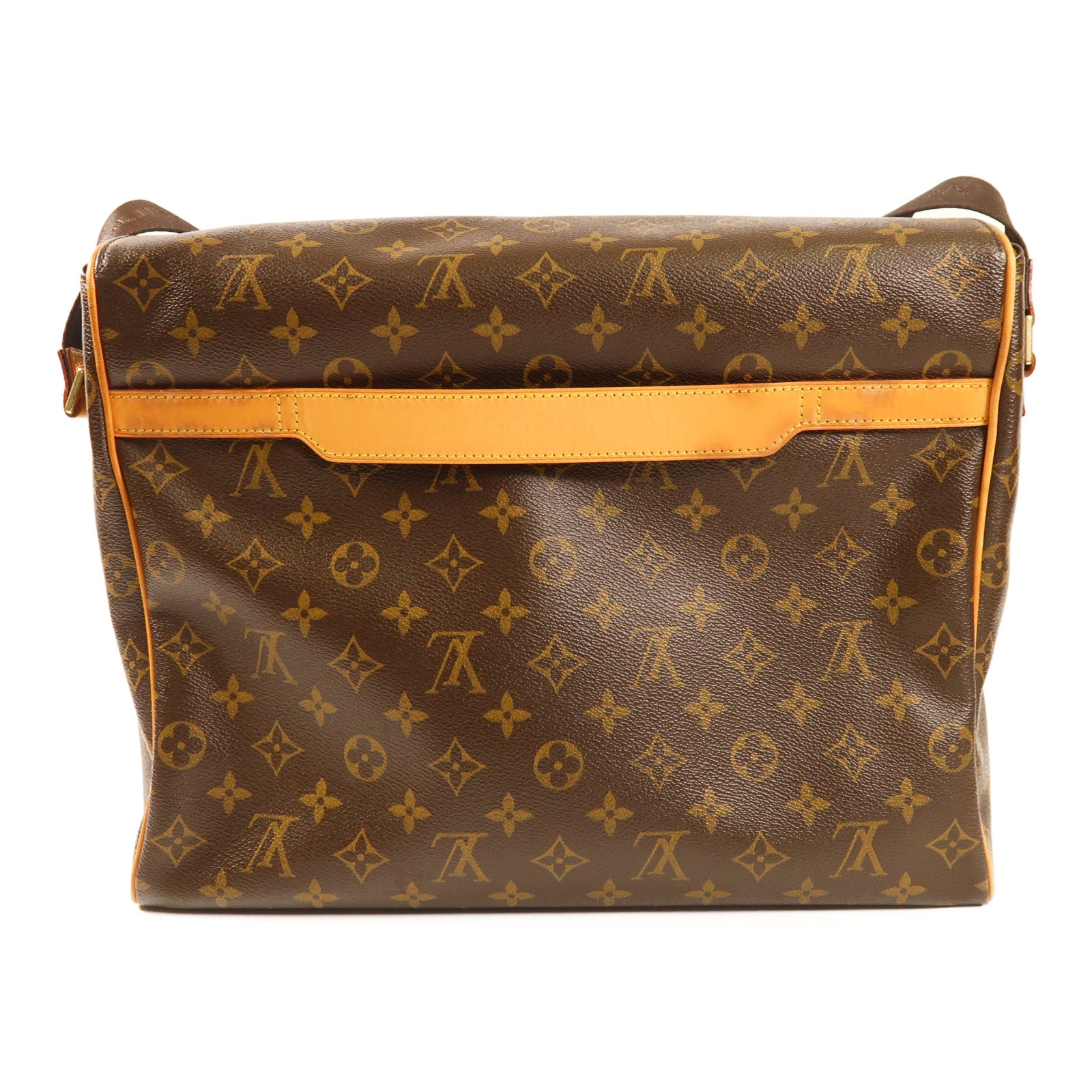 LOUIS VUITTON Monogram Abbesses金扣肩背袋棕色