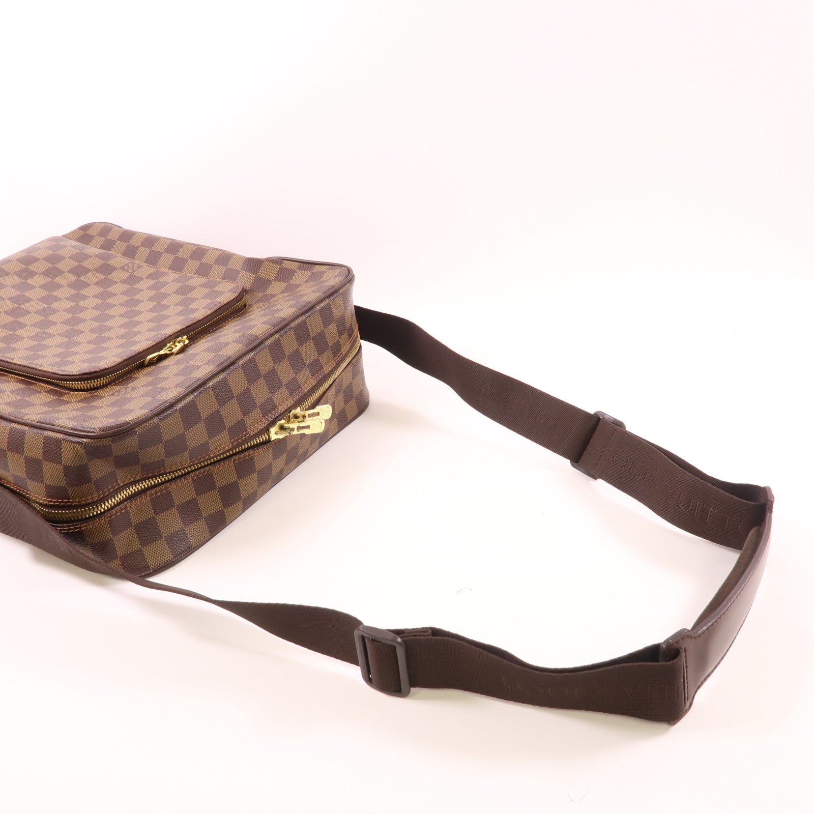 LOUIS VUITTON LV GHW Oraf GM Shoulder Bag N41440 Damier Brown