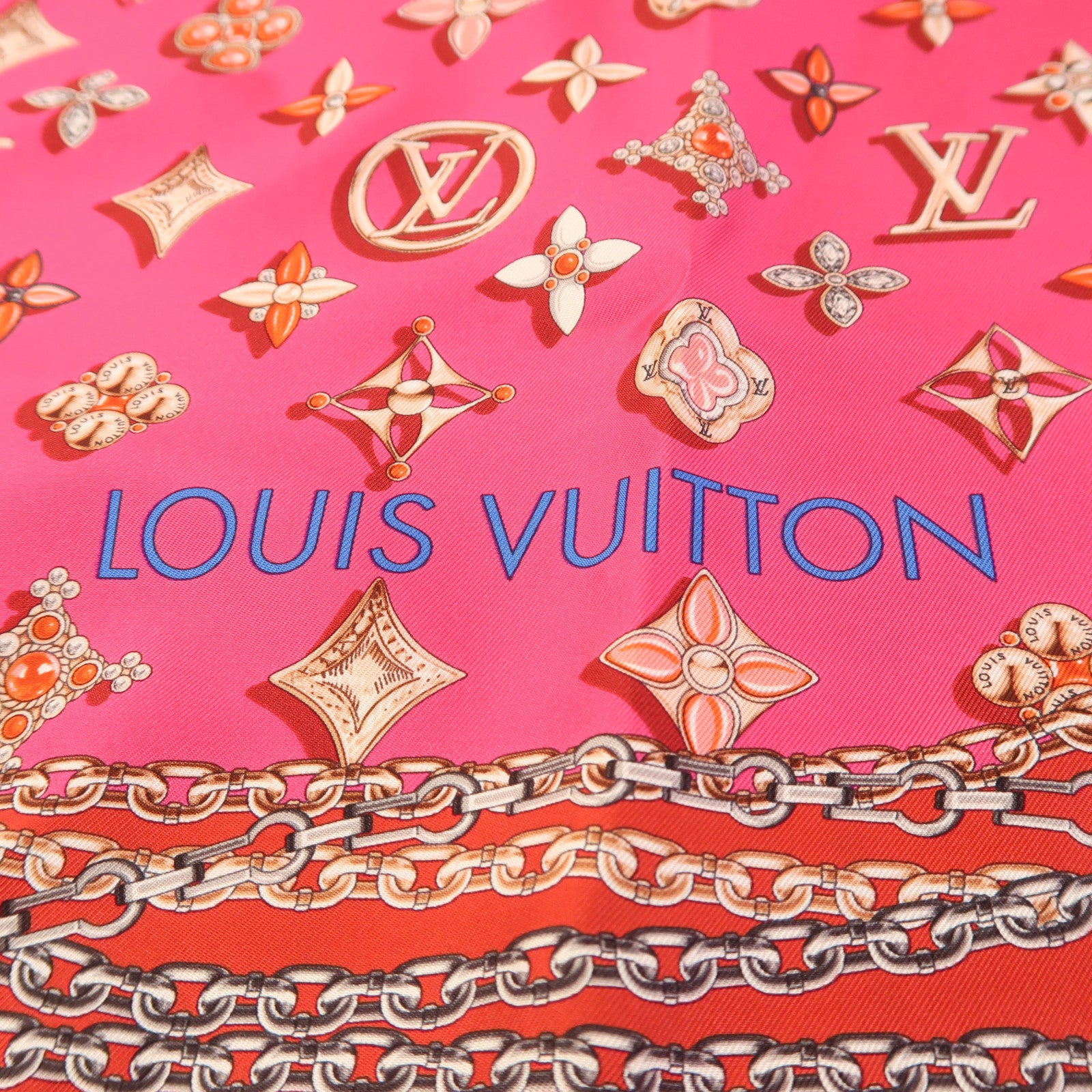 LOUIS VUITTON 絲質Scarf絲巾