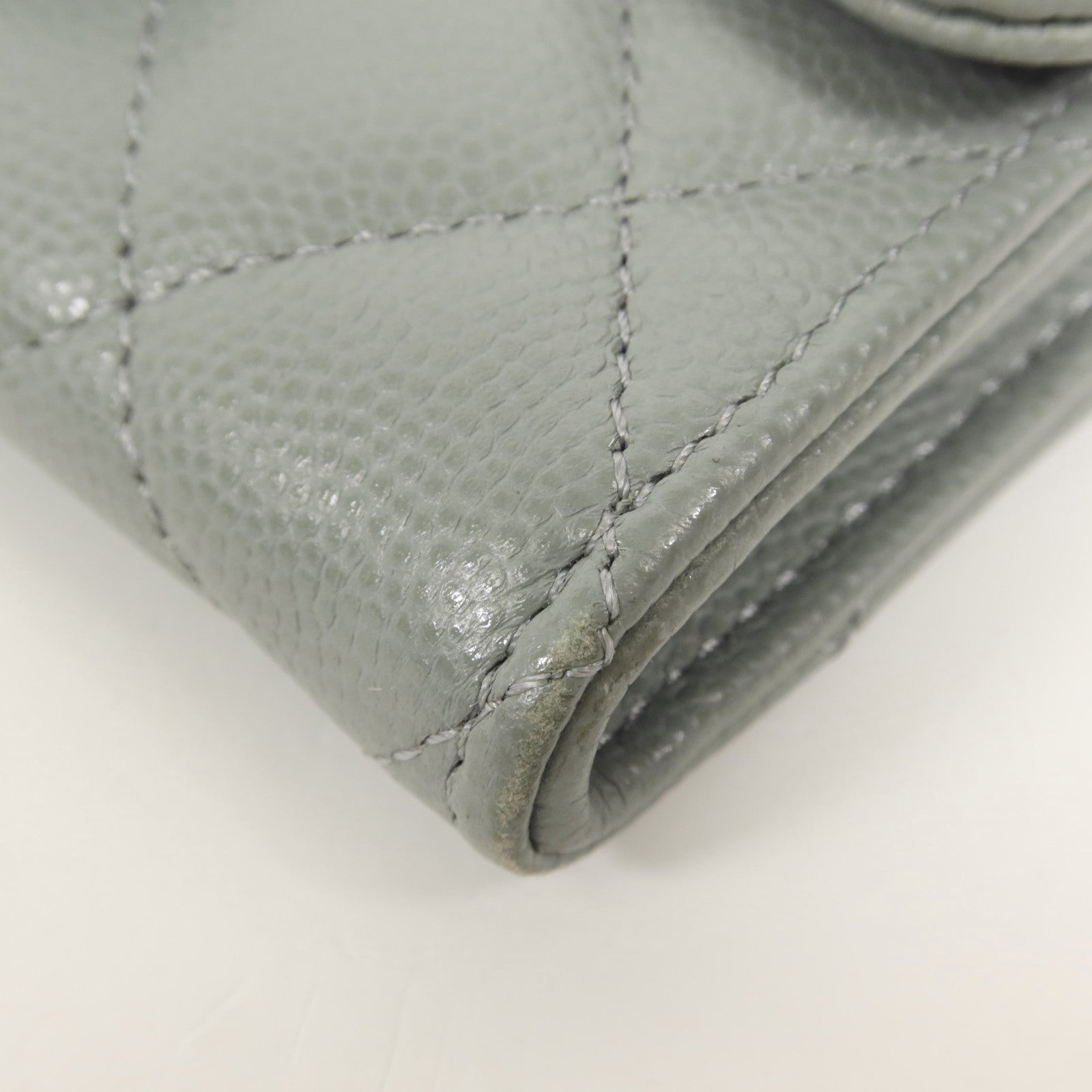 CHANEL 牛皮皮革Card Case金扣卡片套