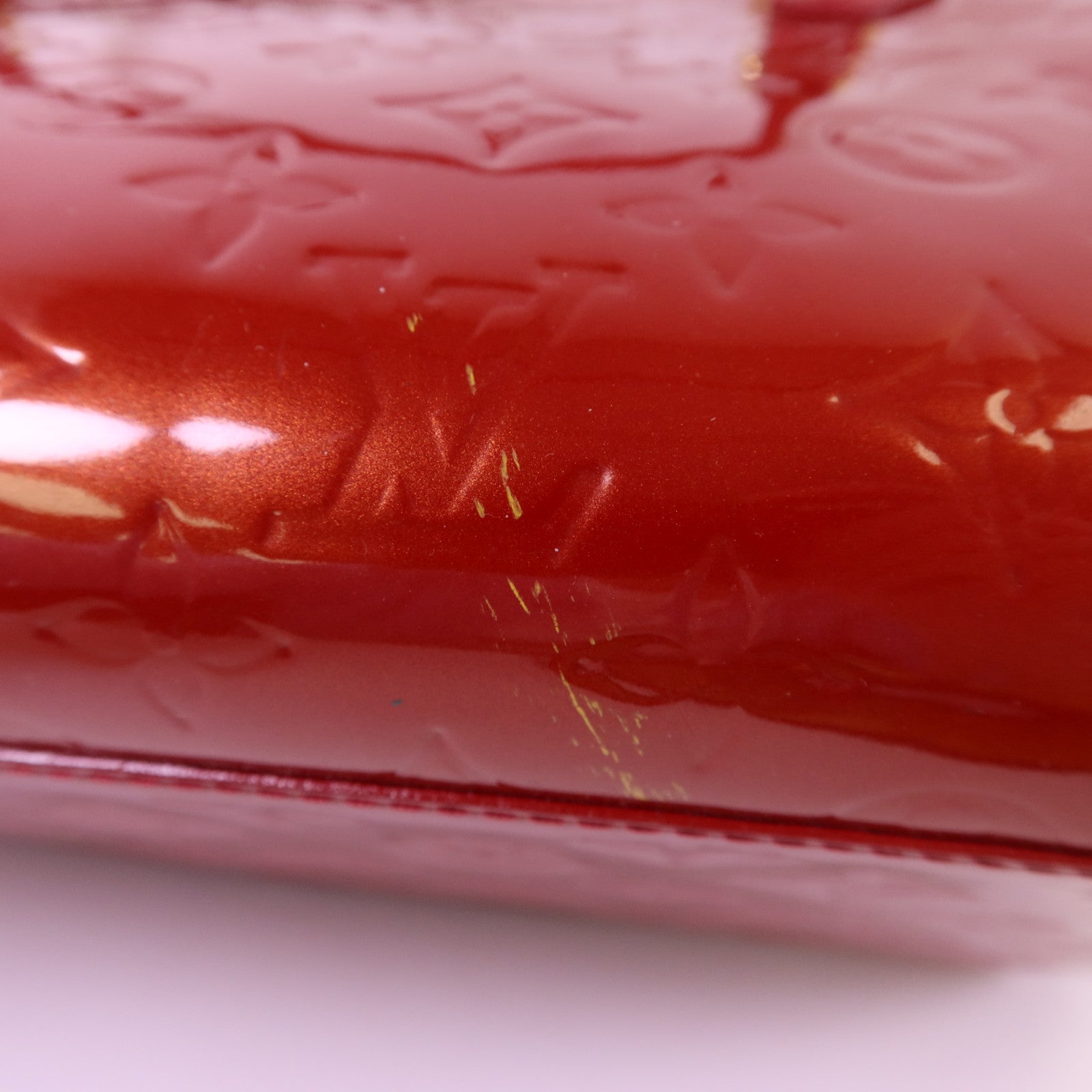 LOUIS VUITTON Monogram Vernis Sherwood PM金扣肩背袋