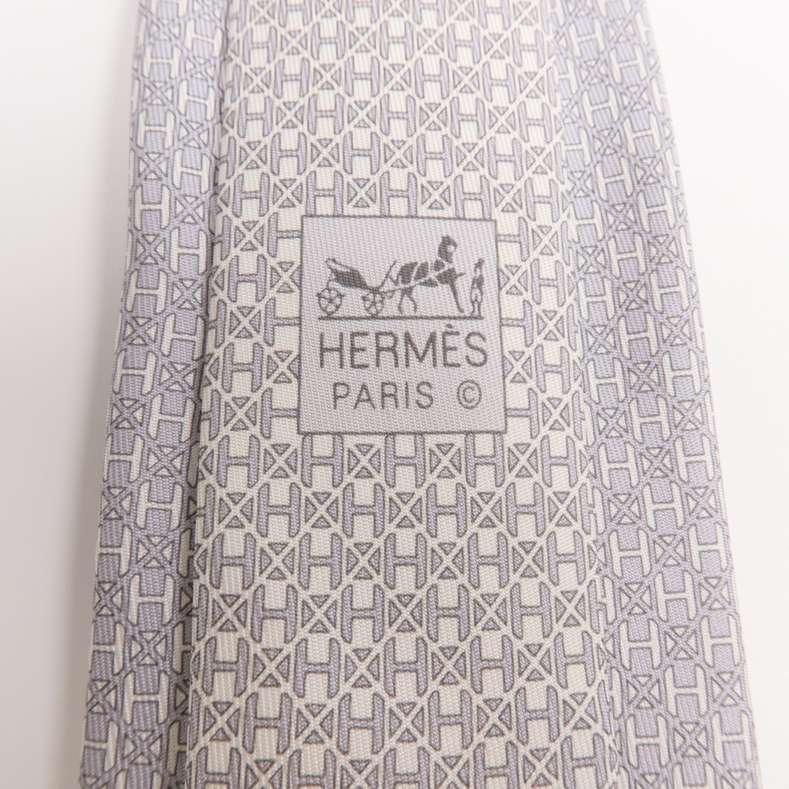 HERMES 絲質Tie領帶