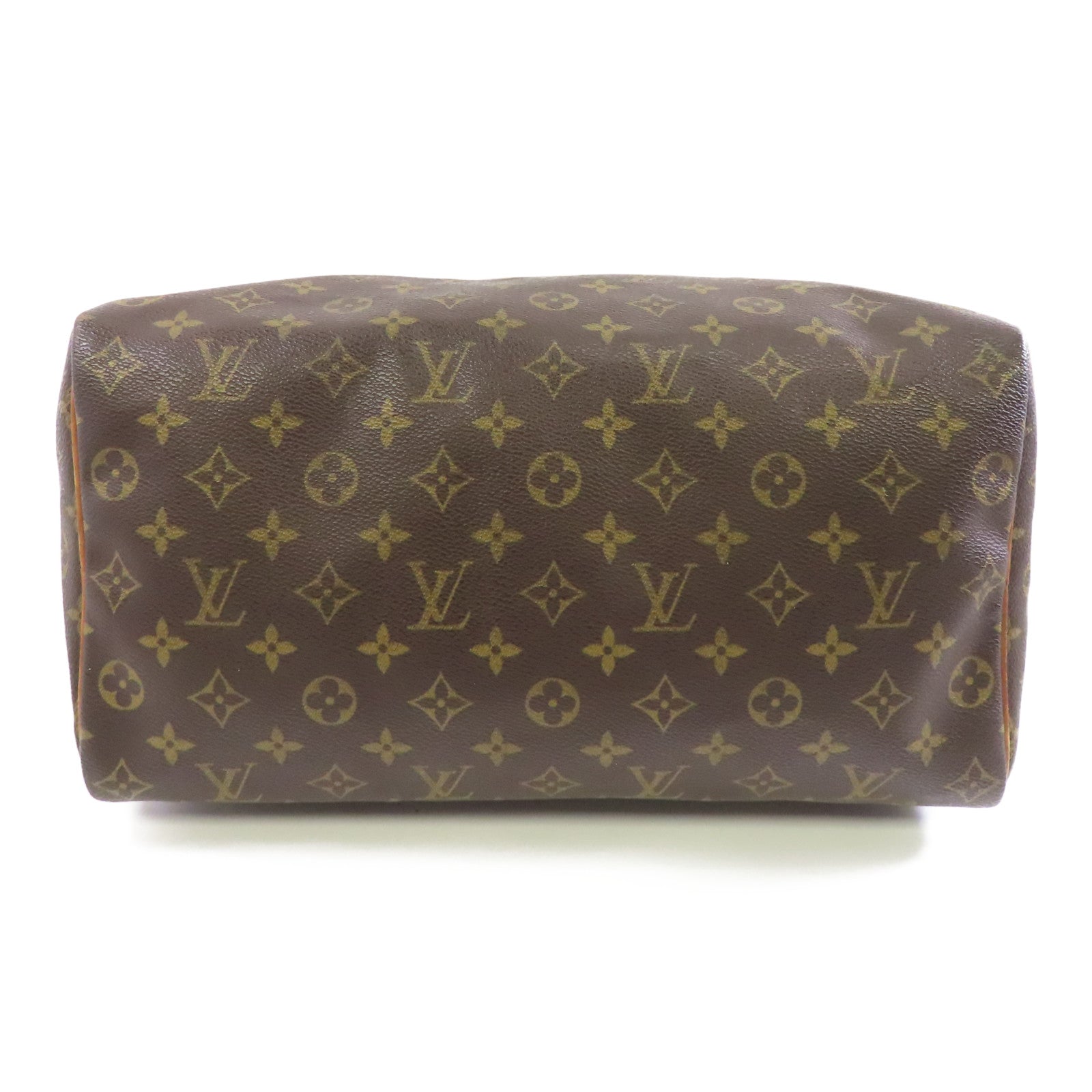 LOUIS VUITTON Monogram Speedy 35金扣手挽袋啡色