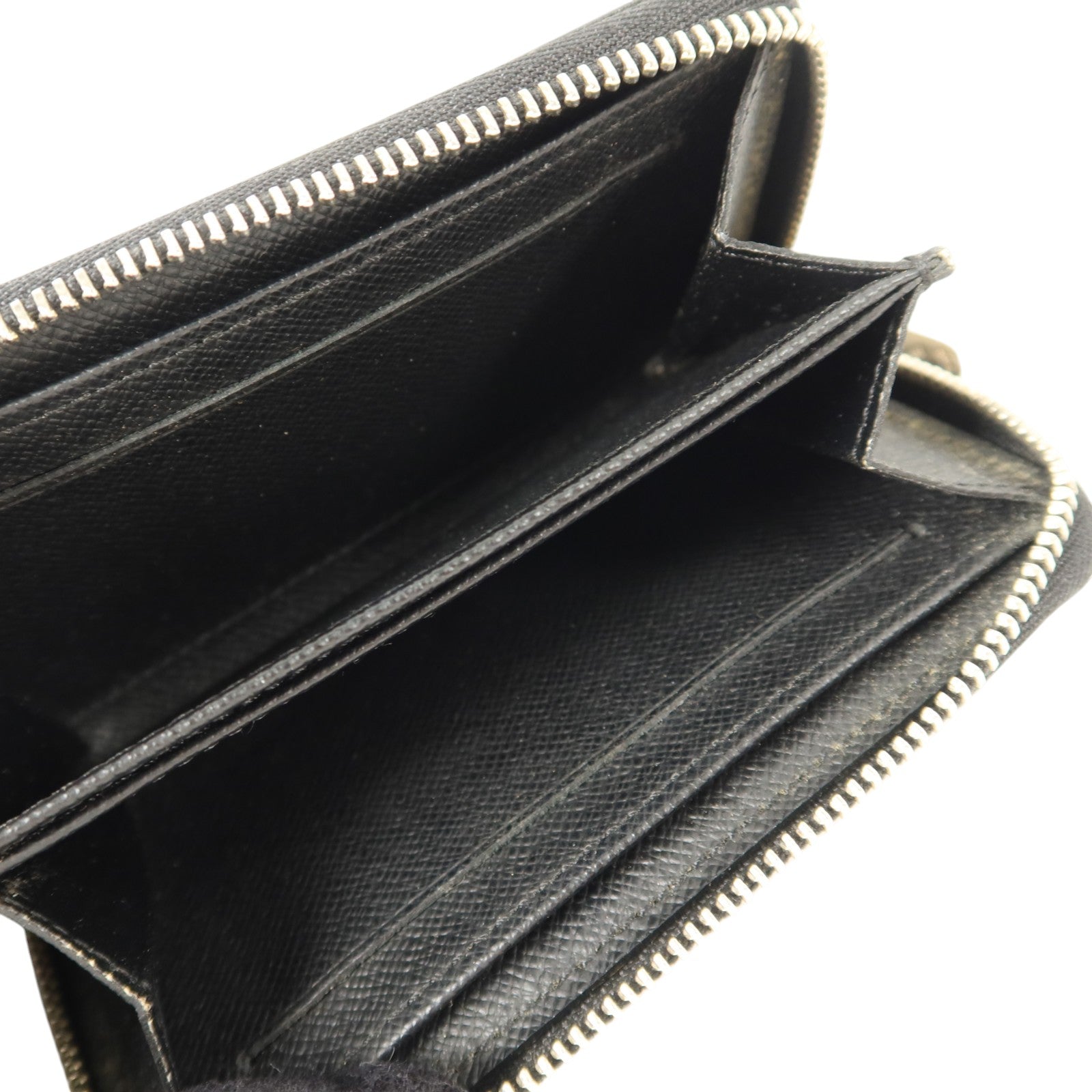 LOUIS VUITTON Damier Graphite Zippy Coin Purse銀扣零錢包