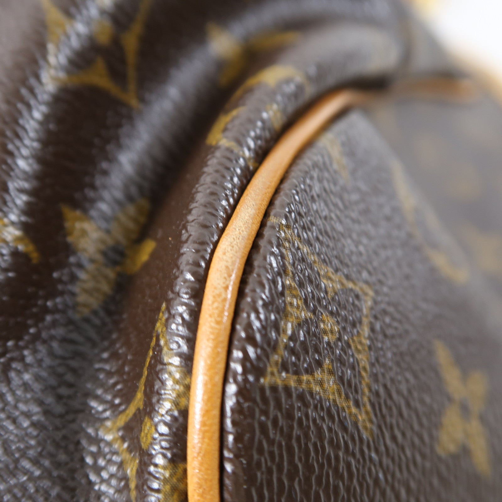 LOUIS VUITTON Monogram Tivoli GM金扣肩背袋啡色