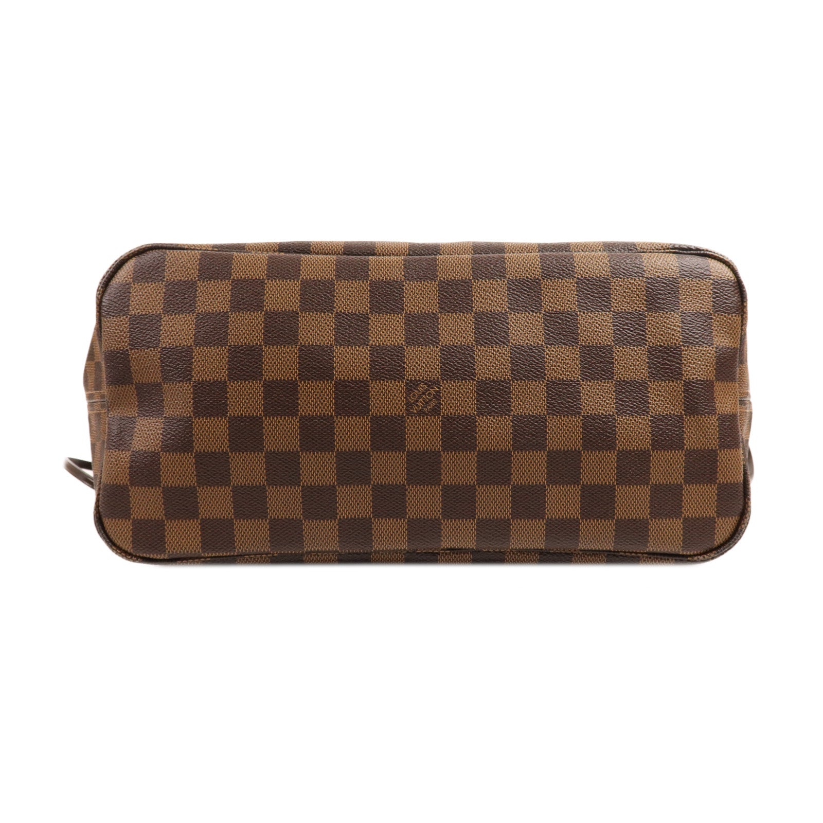 LOUIS VUITTON Damier Neverfull MM金扣肩背袋/手挽袋