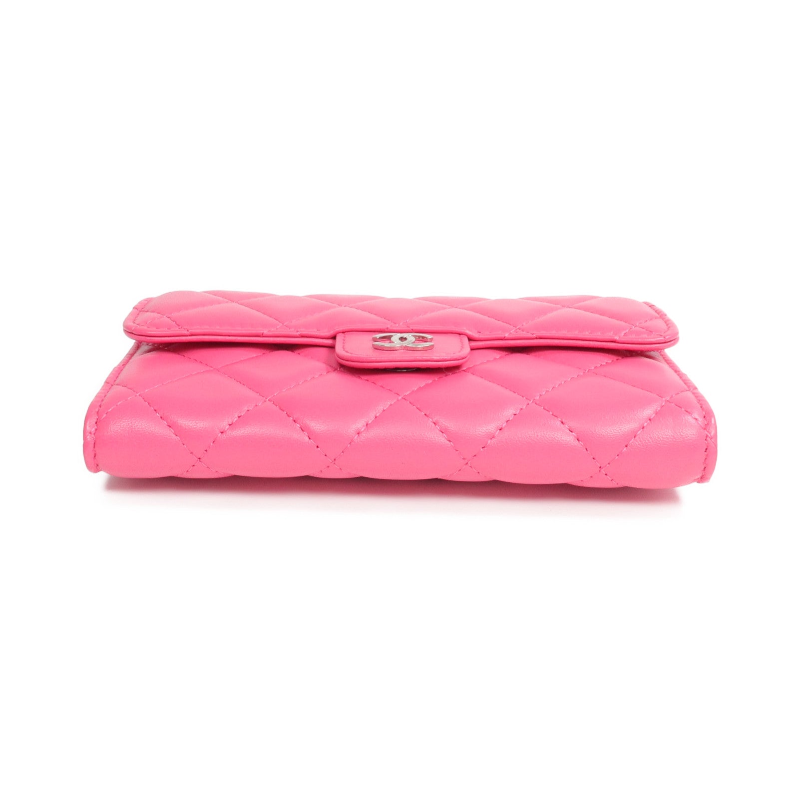 CHANEL 羊皮皮革Wallet金扣長錢包
