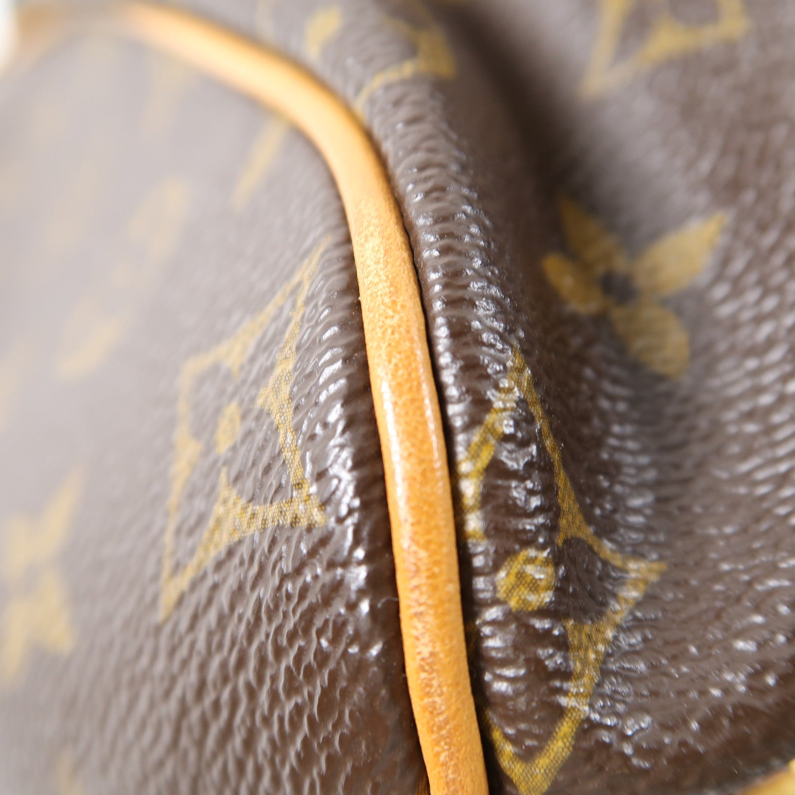 LOUIS VUITTON Monogram Tivoli GM金扣肩背袋啡色