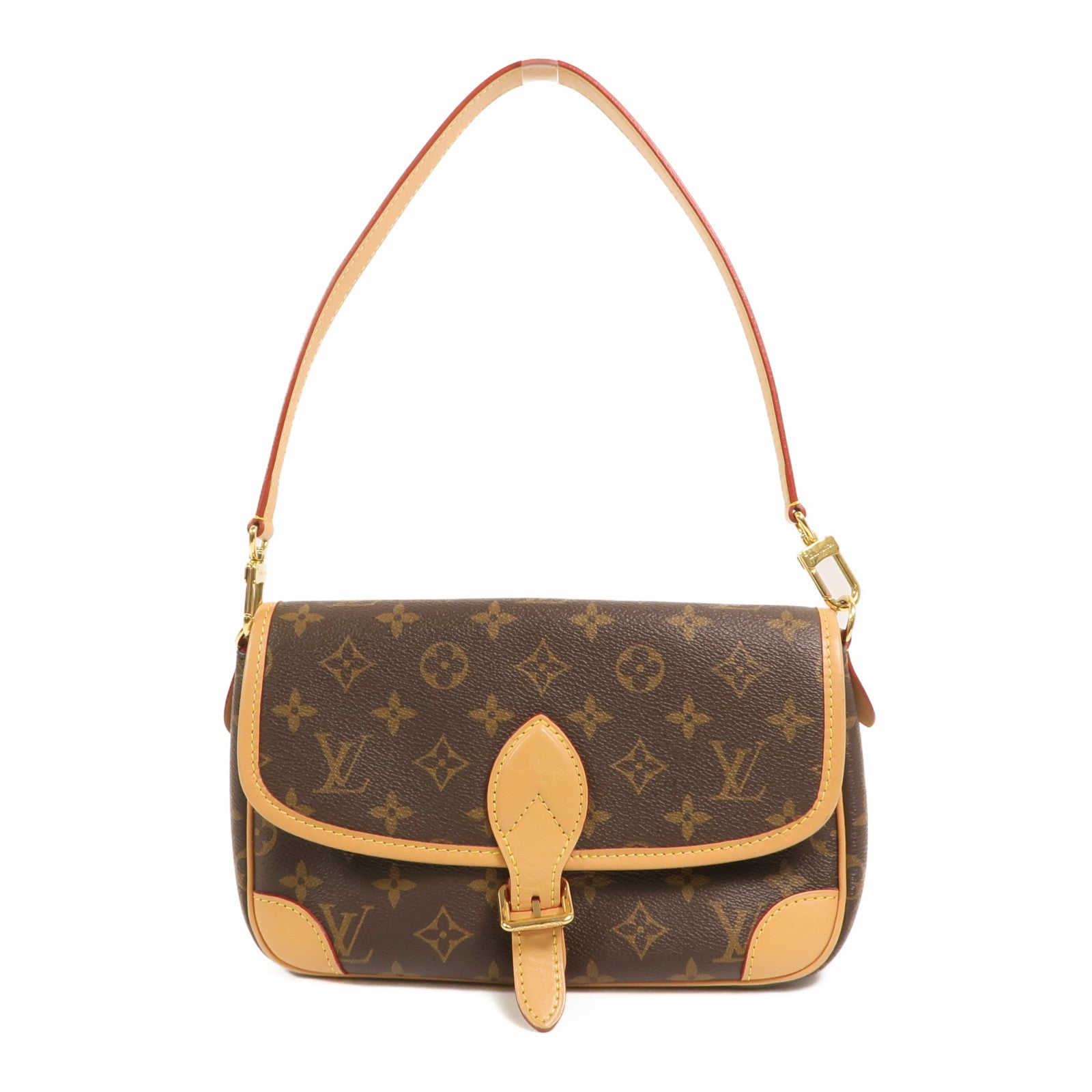LOUIS VUITTON Monogram Diane金扣手挽袋