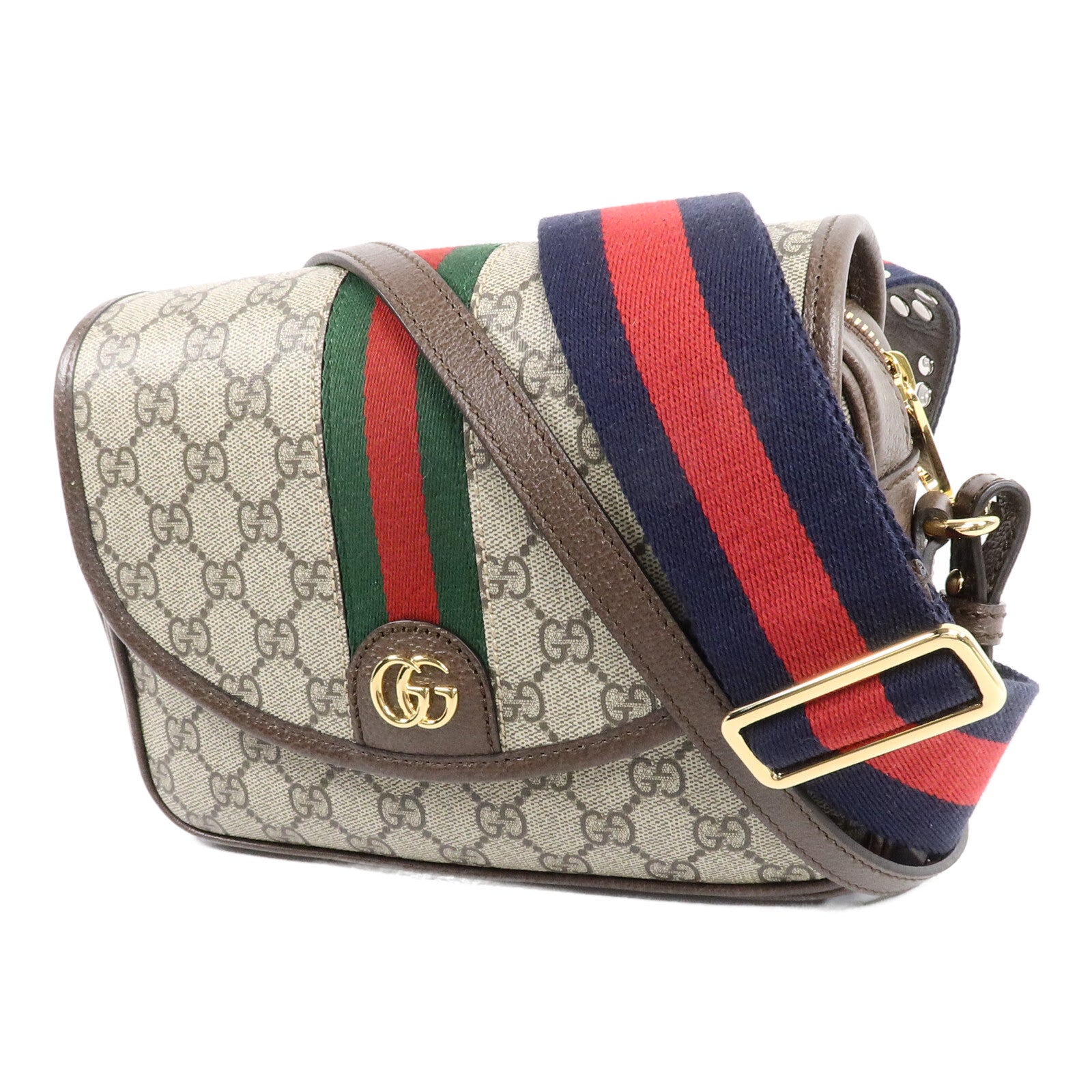 GUCCI 塗層帆布Ophidia GG肩背袋