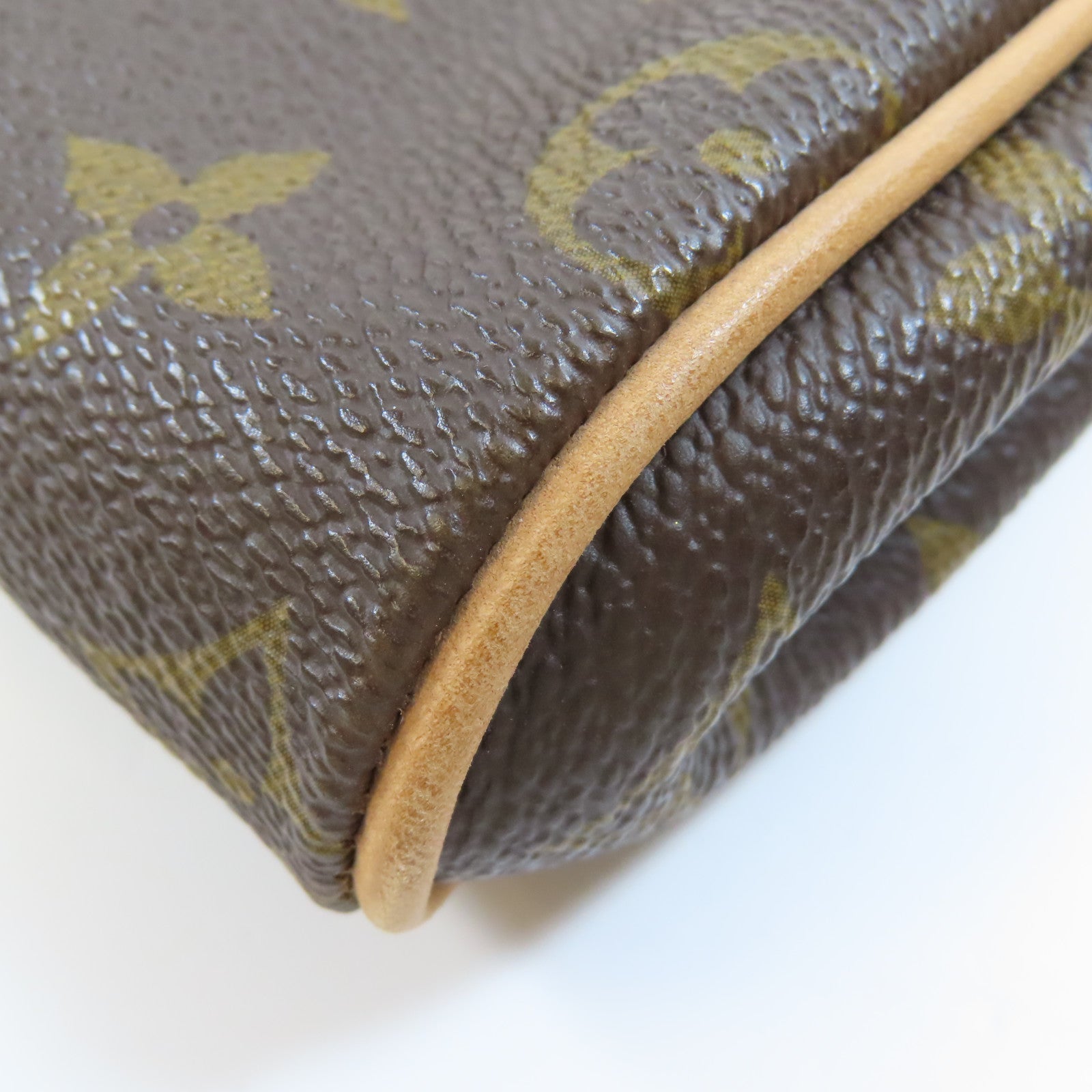 LOUIS VUITTON Monogram Eva金扣手挽肩背兩用袋棕色