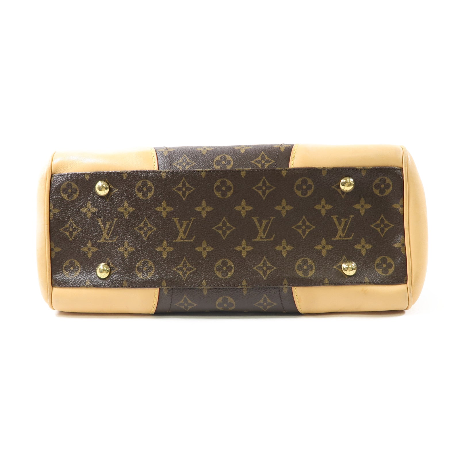 LOUIS VUITTON Monogram Beverly GM金扣手挽袋/肩背袋啡色