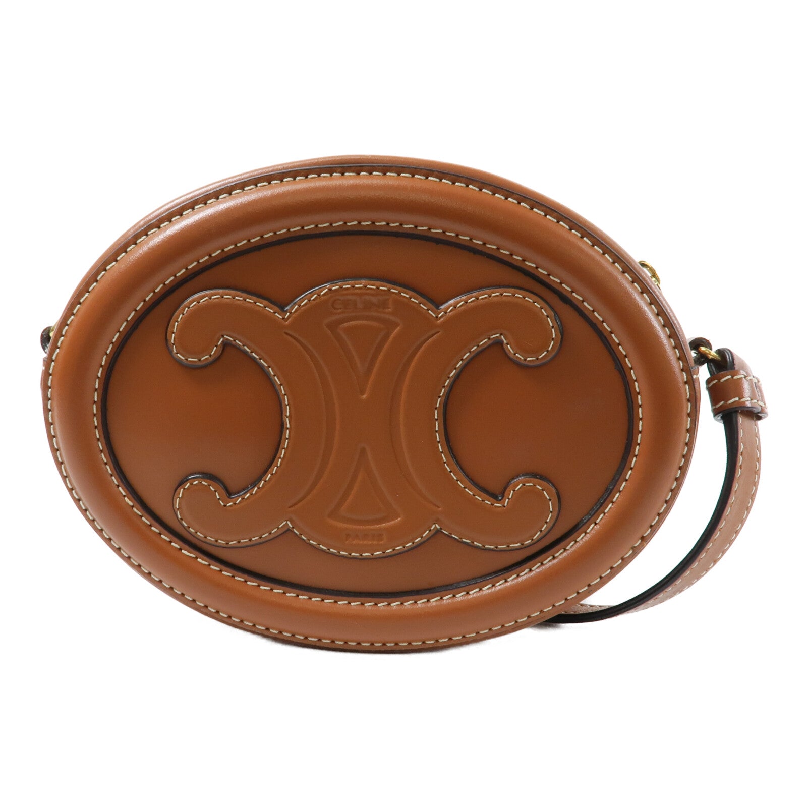 CELINE 牛皮皮革Triomphe肩背袋