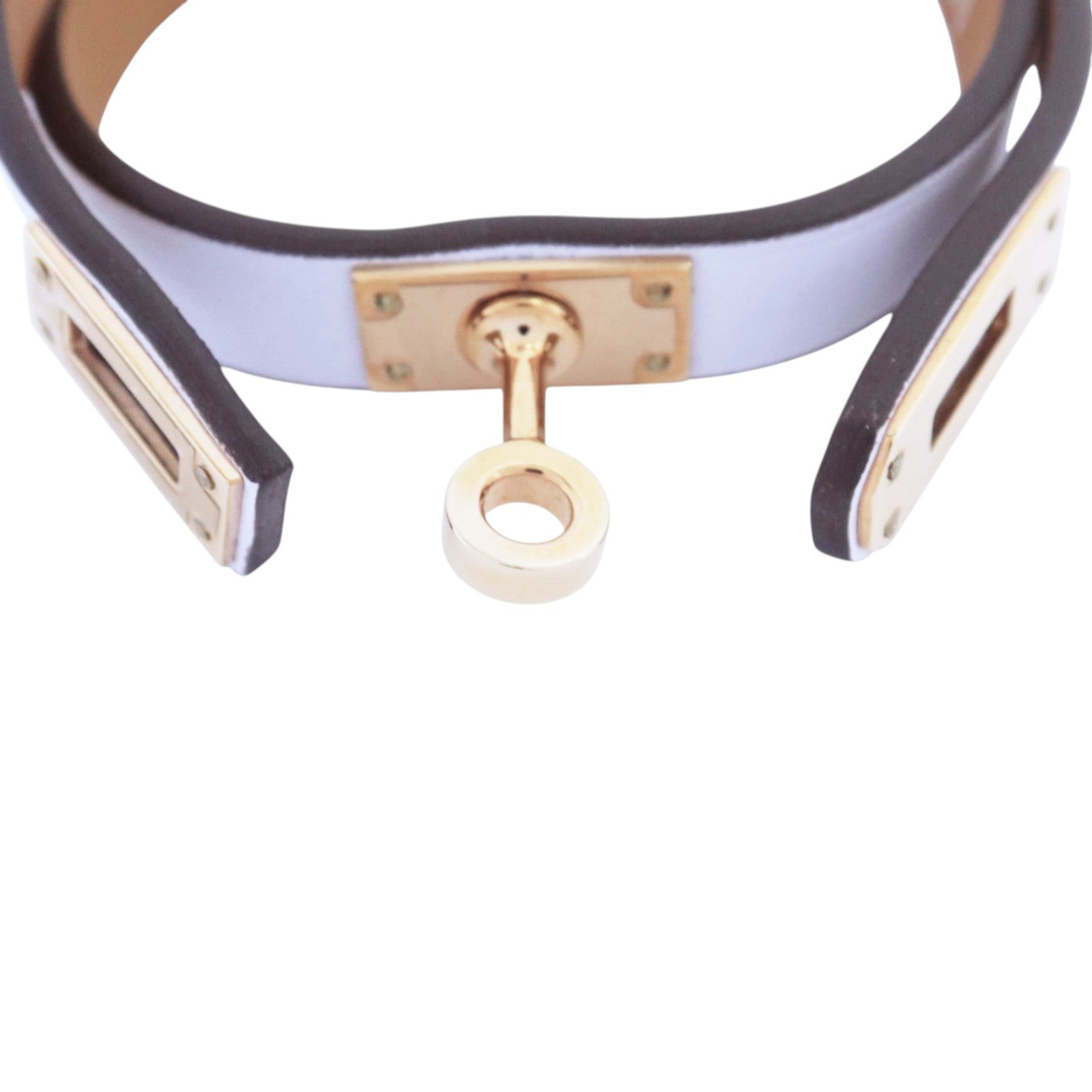 HERMES 【激減優惠】Swift皮革Double Tour Bracelet金扣手鏈