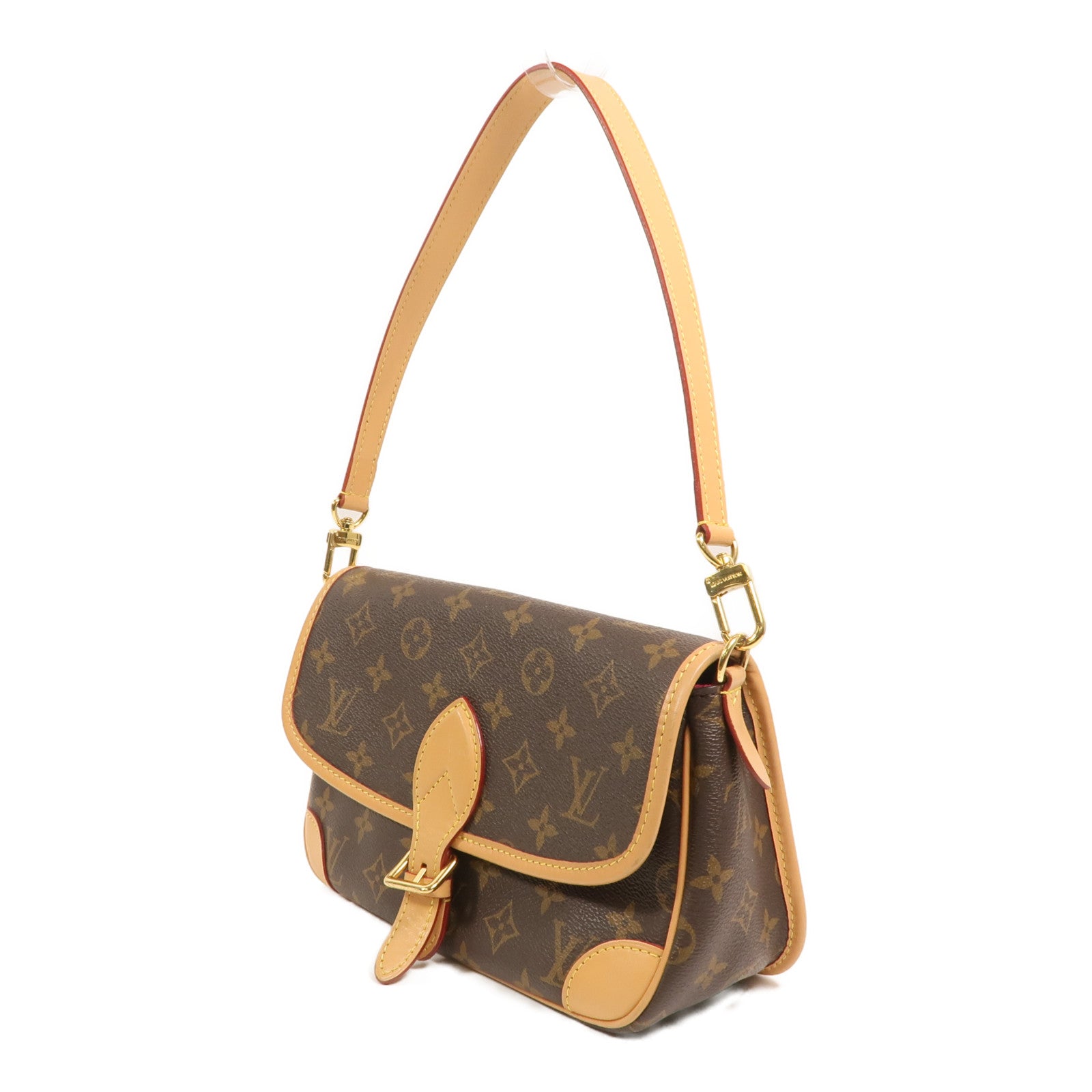LOUIS VUITTON Monogram Diane金扣手挽袋